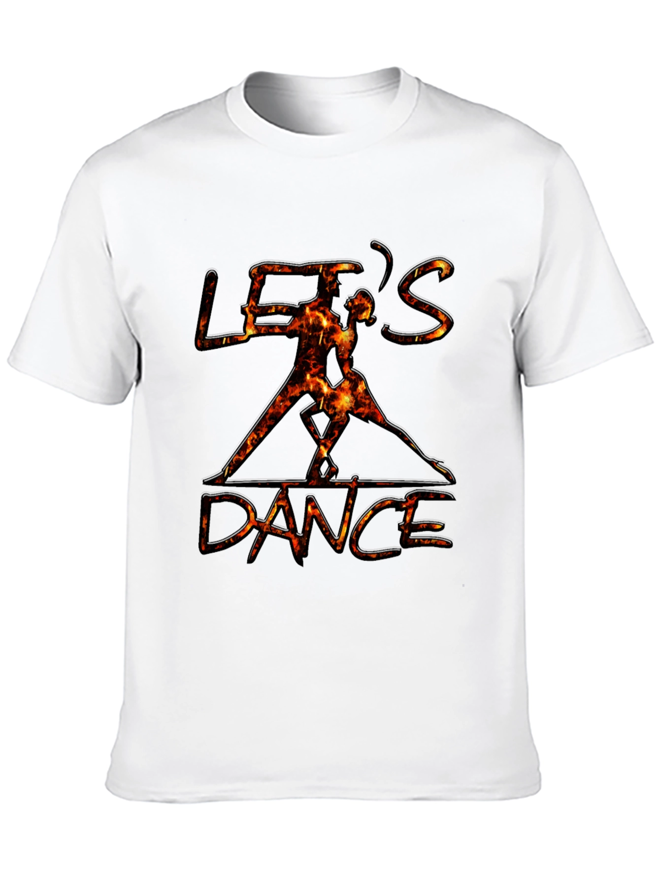 Black Let's Dance Graphic Black T-Shirt view 10