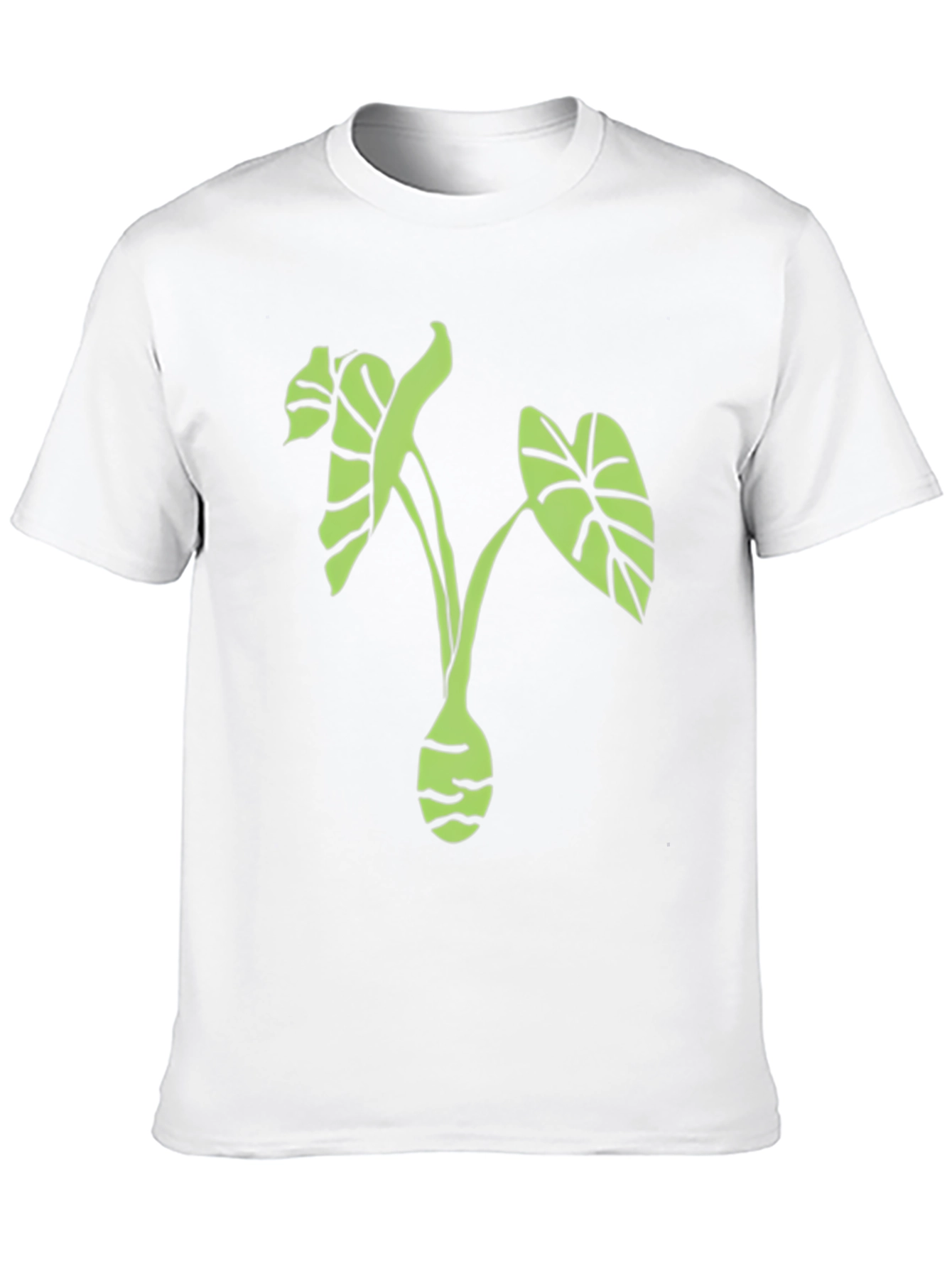 Black Botanical Graphic T-Shirt - Black Cotton Tee view 10