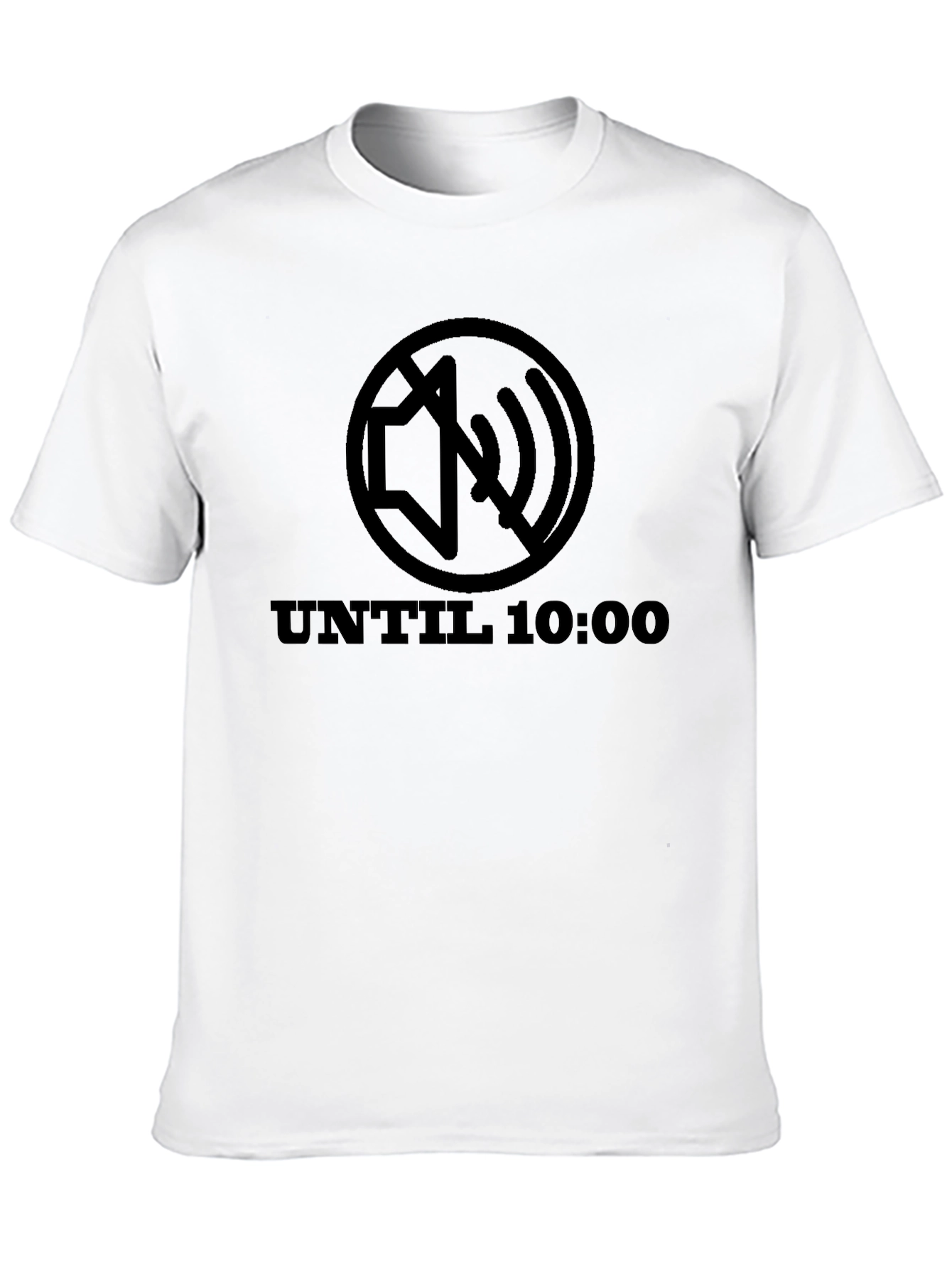 Black Shhh! 'Until 10' Graphic Tee view 10