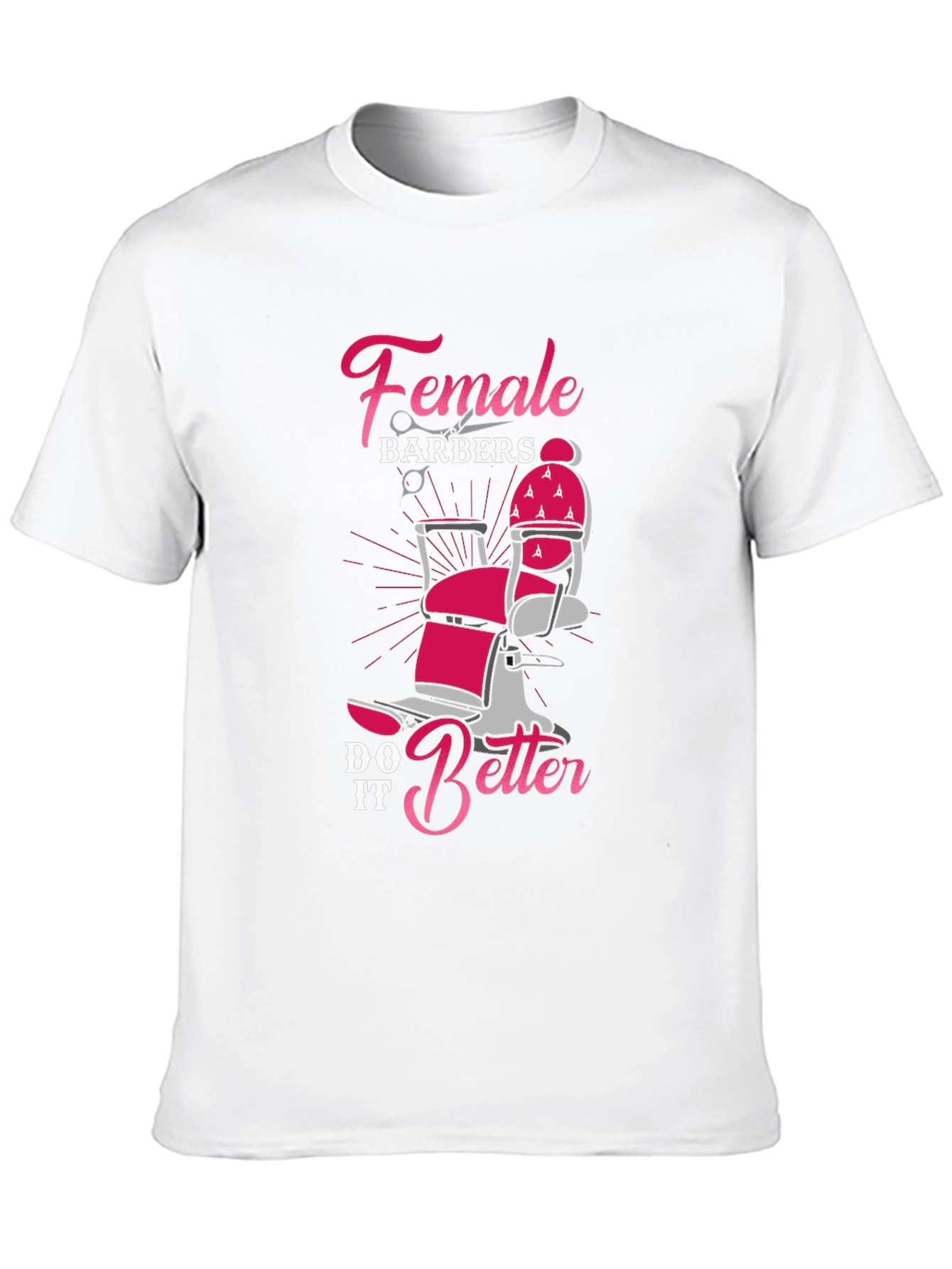 Black Female Barbers Do It Better T-Shirt view 10