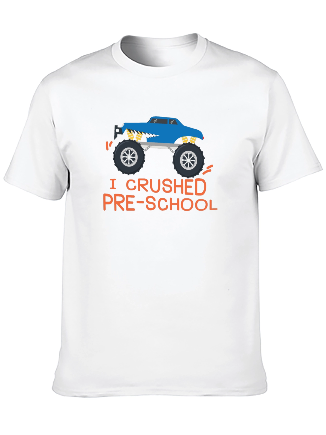 Black I Crushed Pre-School Monster Truck T-Shirt view 10