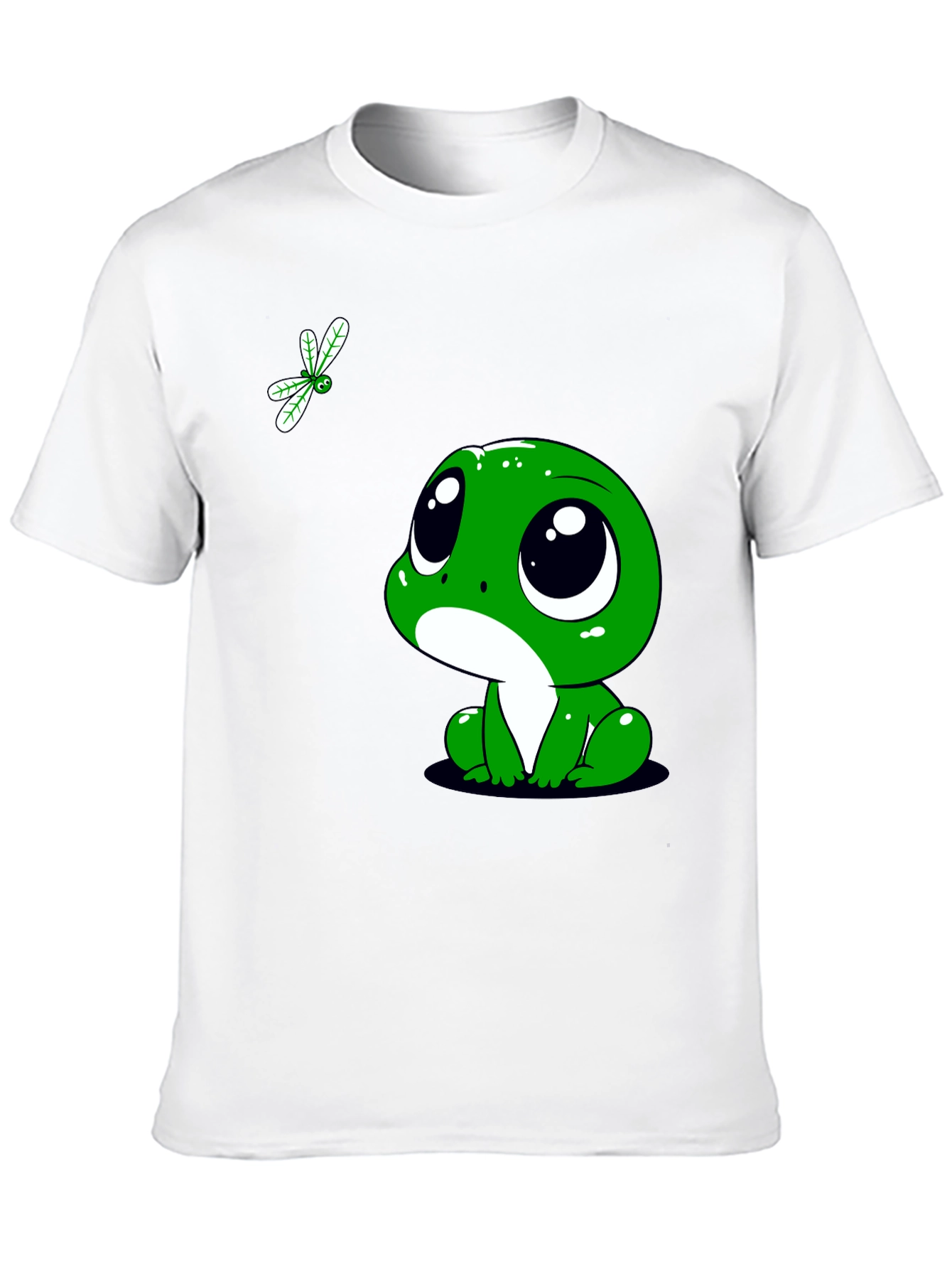 Black Cute Frog Graphic Tee - Whimsical Style view 10