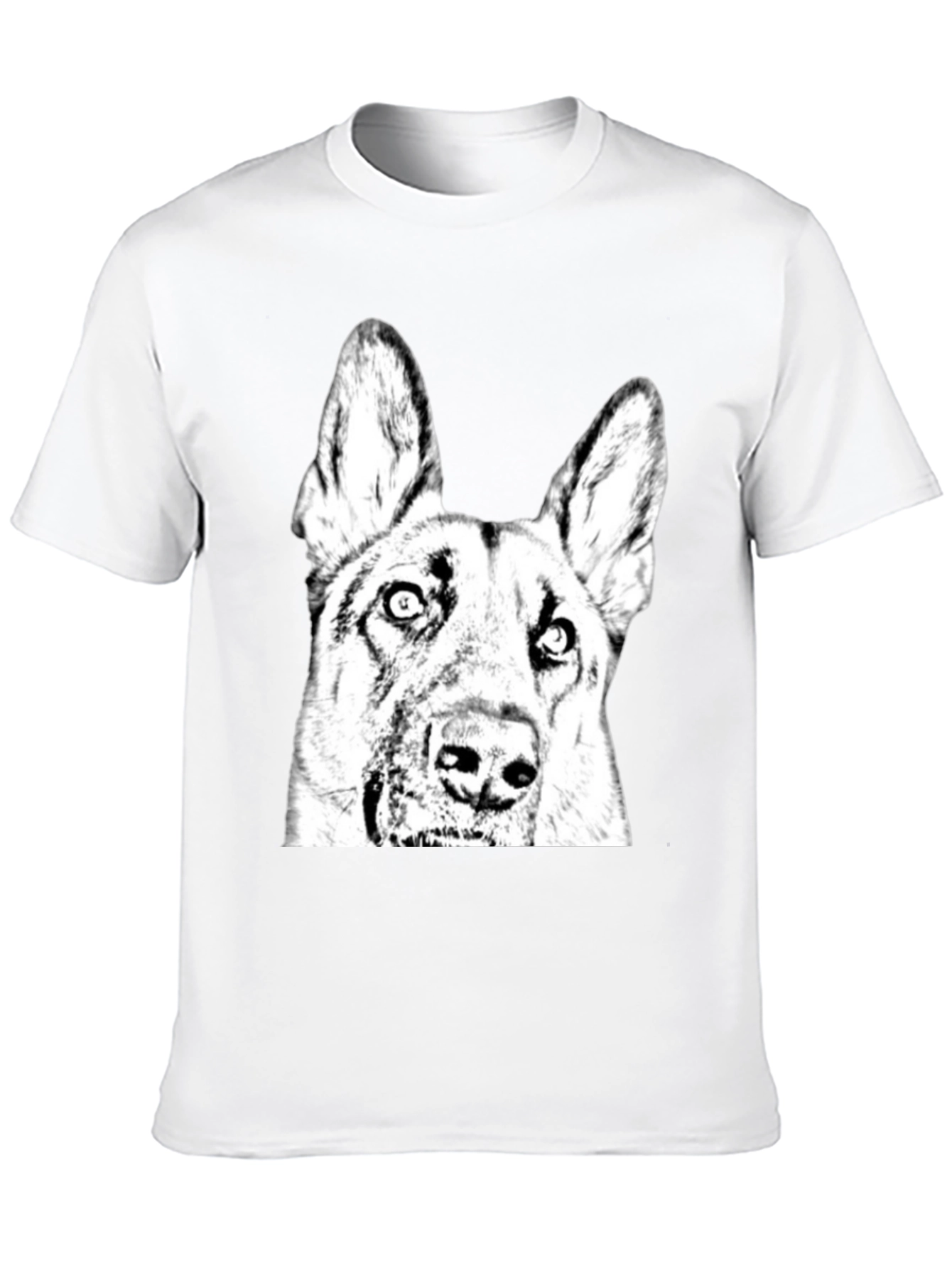 Black Dog Graphic Tee - Black Cotton Blend Comfort view 10