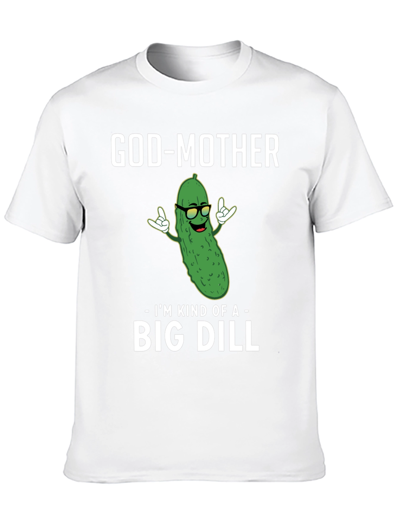 Black God-Mother Big Dill Graphic T-Shirt view 10