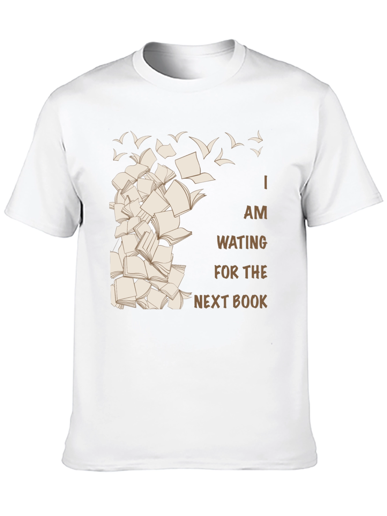 Black Book Lover's Tee: Waiting for the Next Book view 10