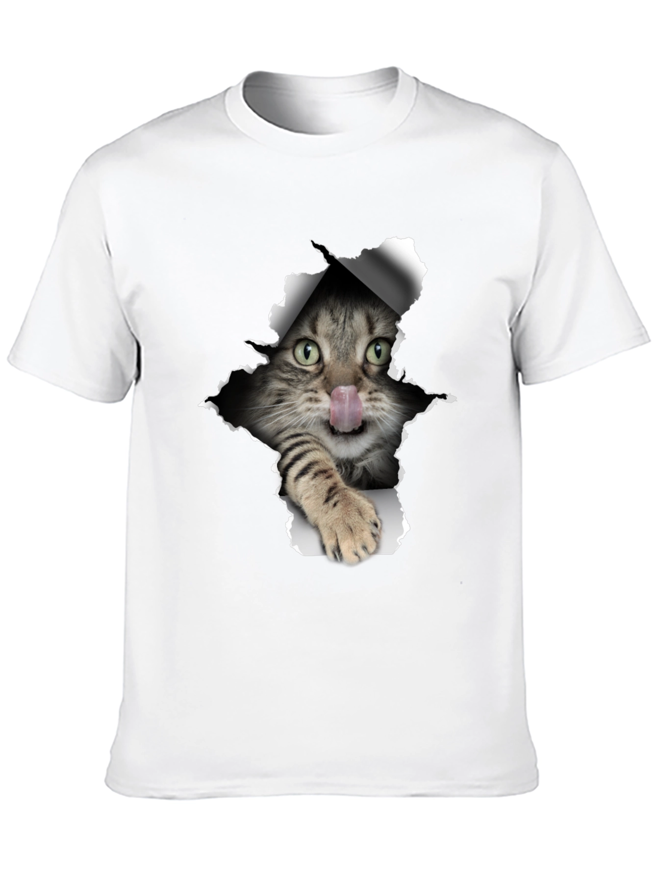 Black Cat Graphic Black T-Shirt view 10