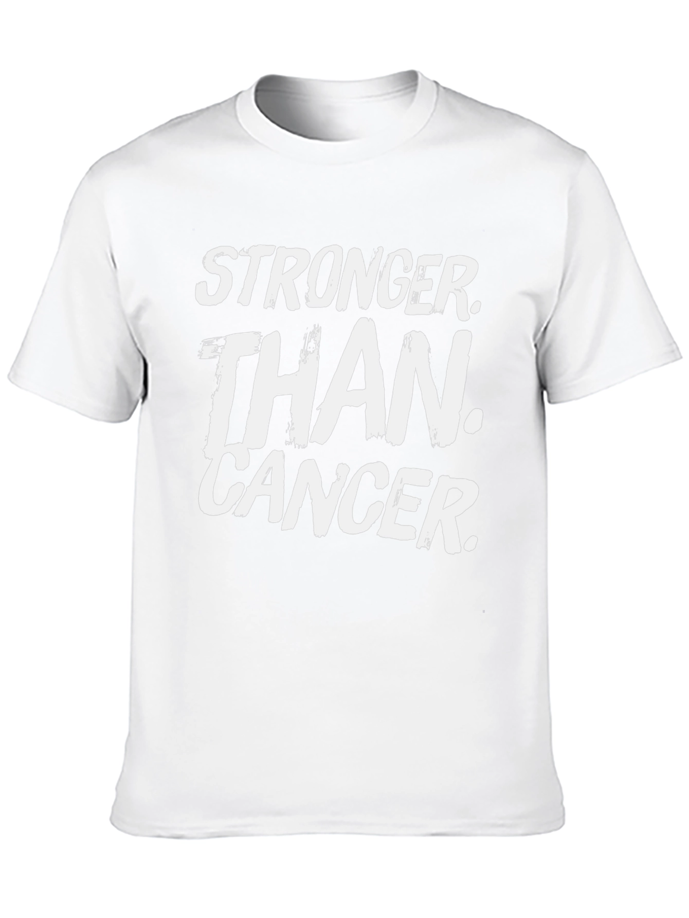 Black Stronger Than Cancer Graphic Tee view 10