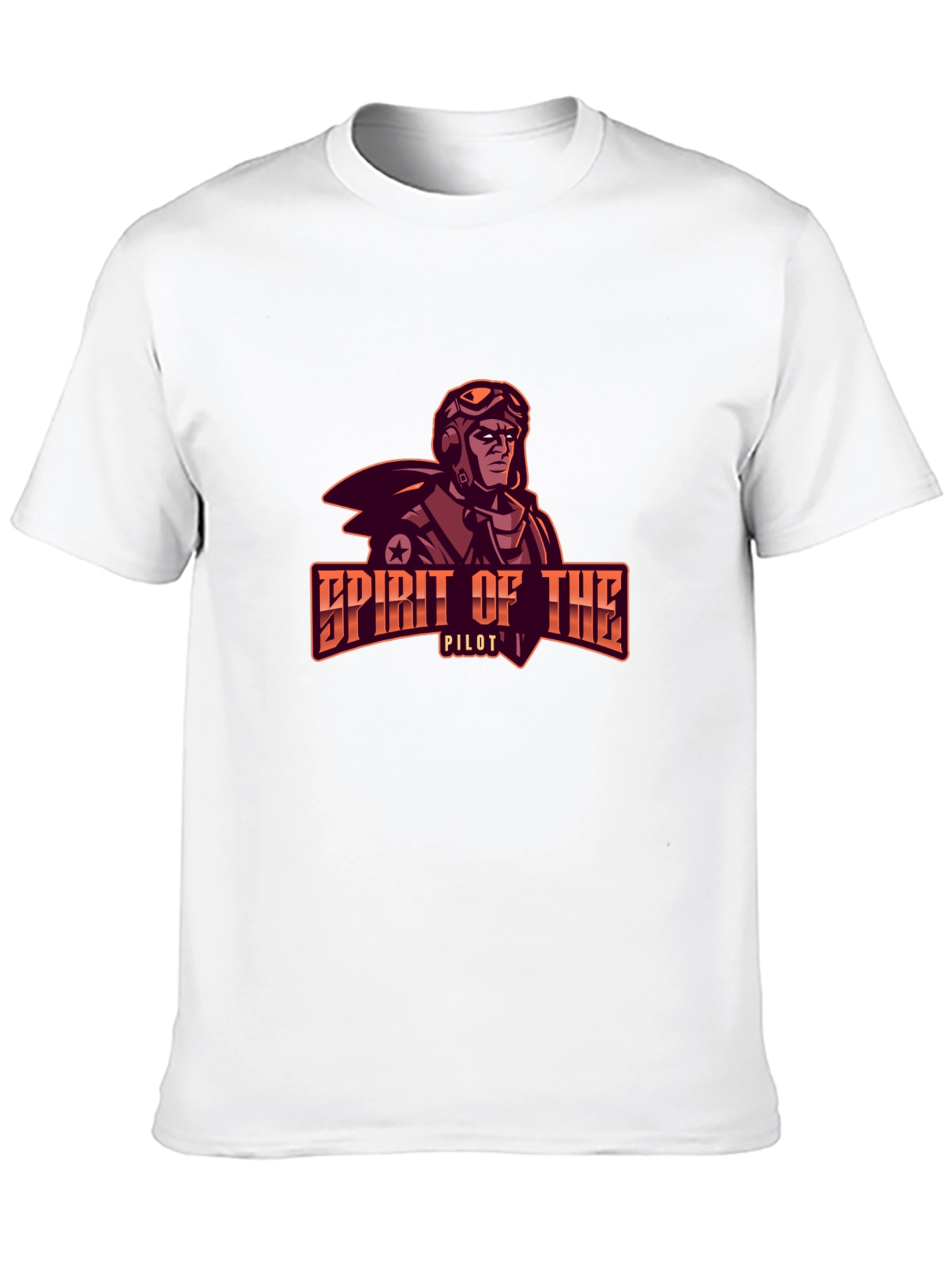 Black Spirit of the Pilot Graphic T-Shirt view 10