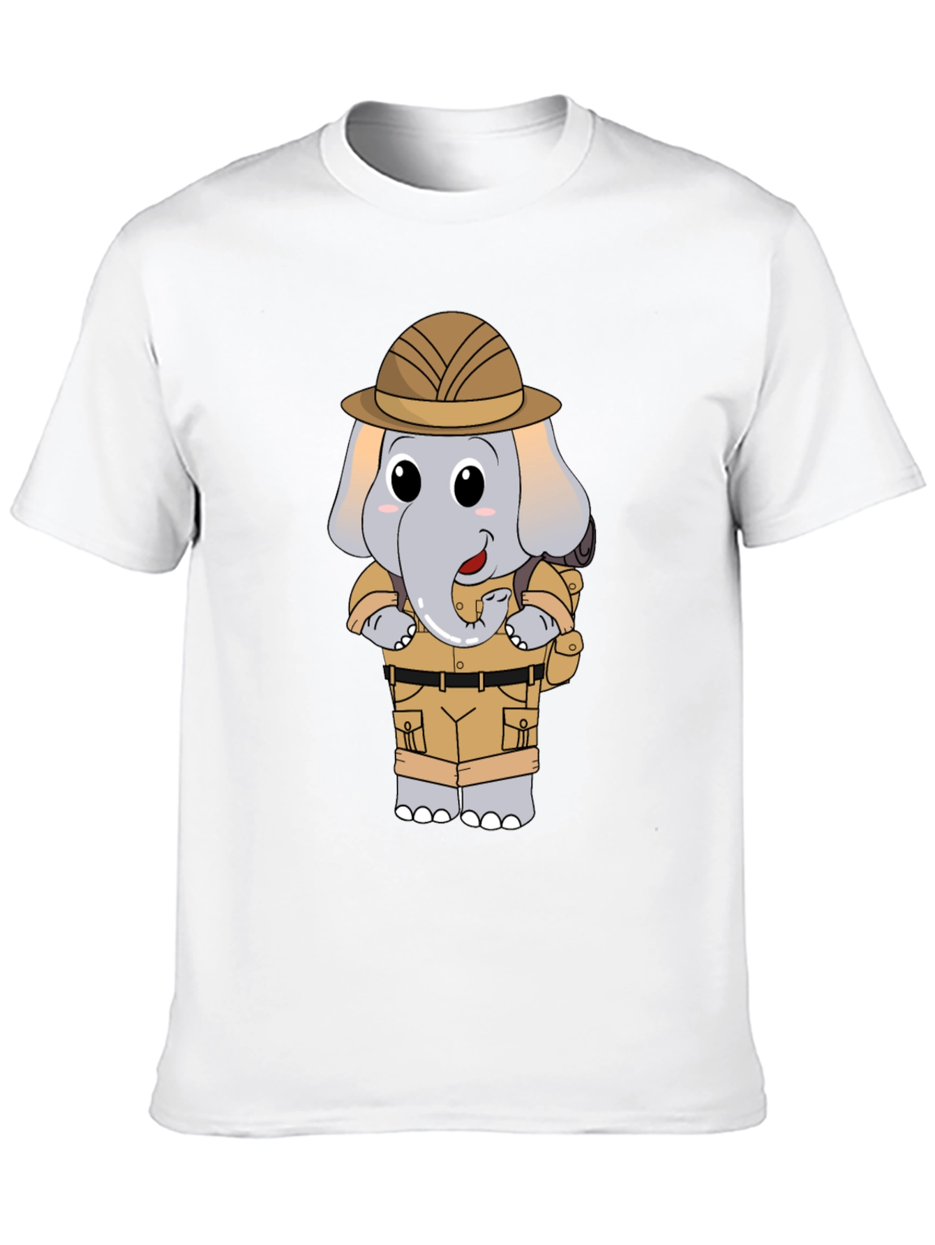 Black Elephant Safari T-Shirt view 10