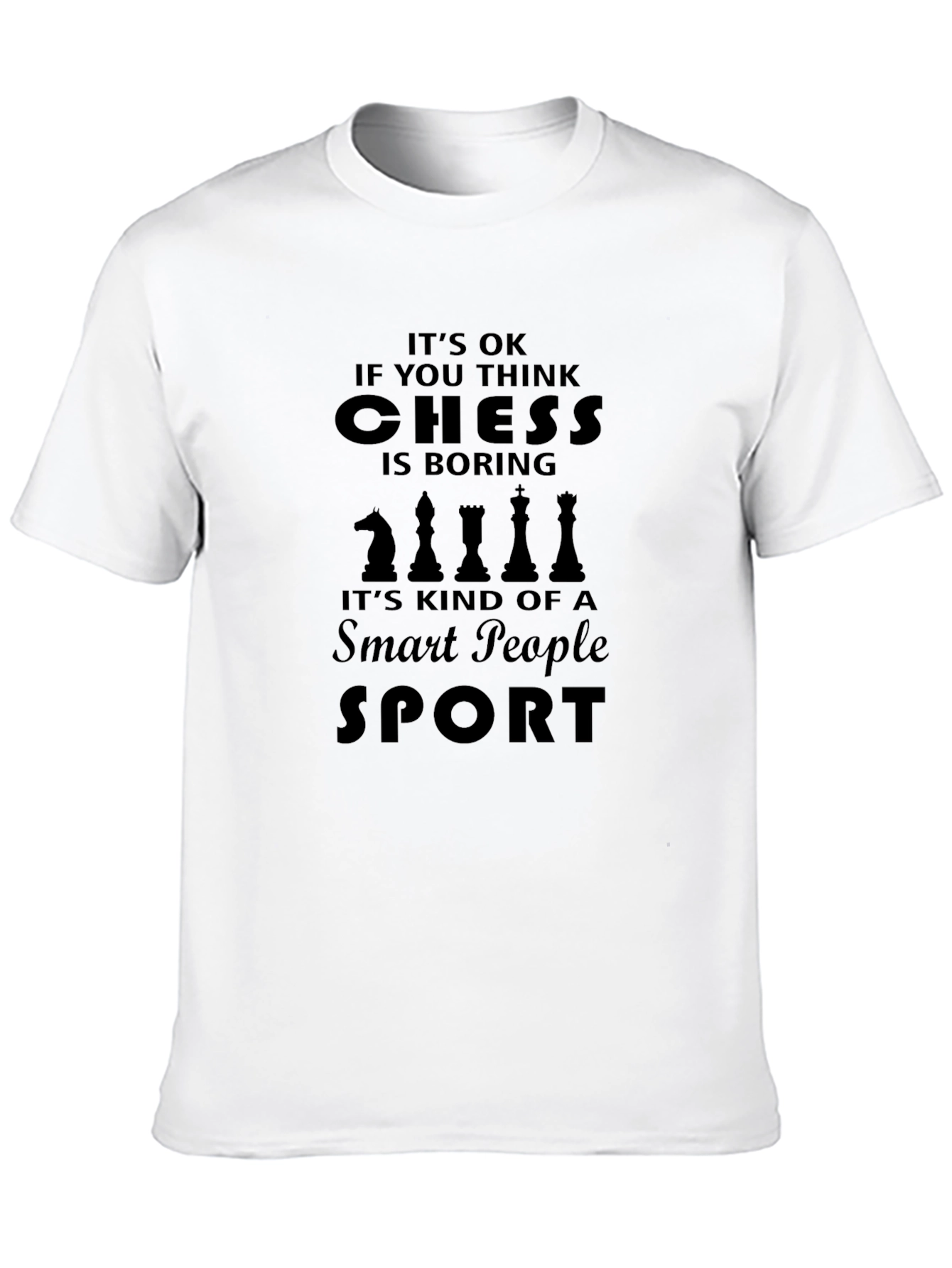 Black Chess Smart People Sport T-Shirt view 10