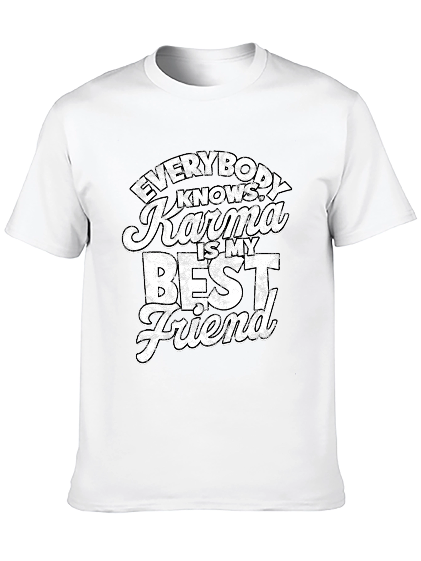 Black Karma is My Best Friend T-Shirt view 10