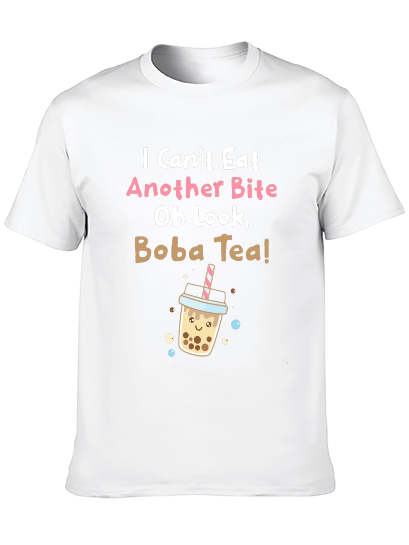 Black Boba Tea T-Shirt - Funny Foodie Tee view 10