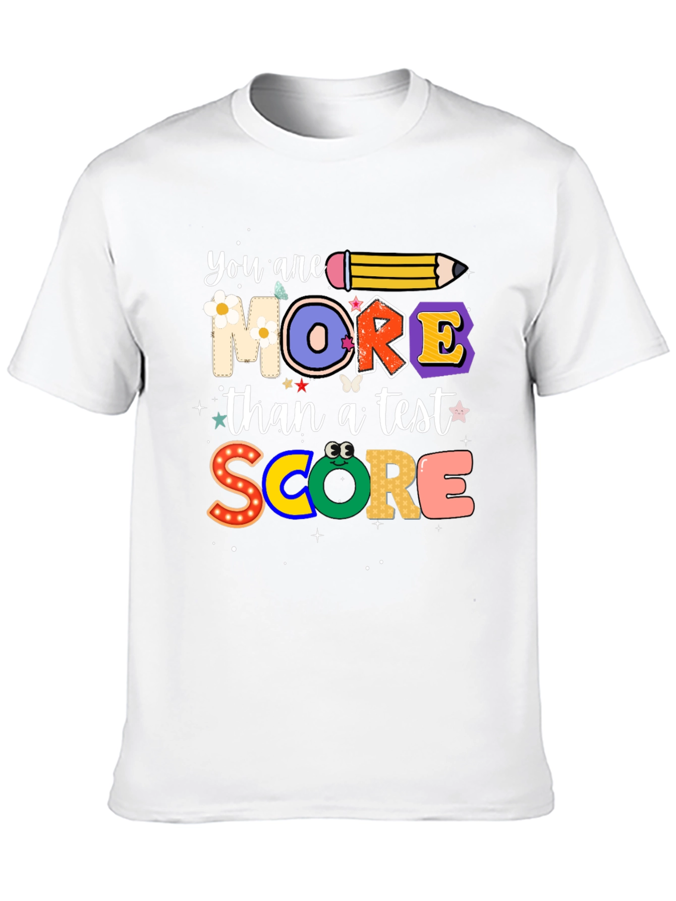 Black You Are More Than A Test Score T-Shirt view 10