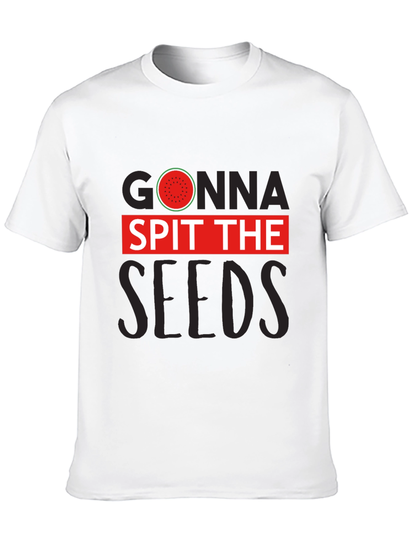 Black Gonna Spit The Seeds Watermelon T-Shirt view 10