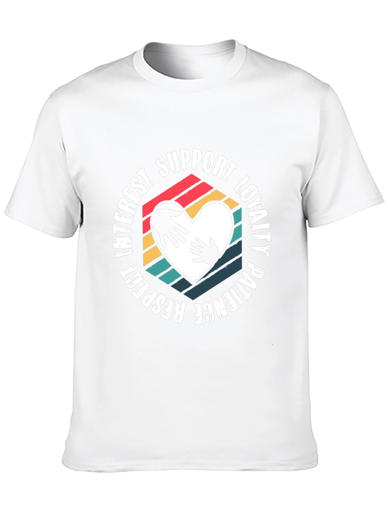 Black Interest Support Loyalty Graphic Tee view 10