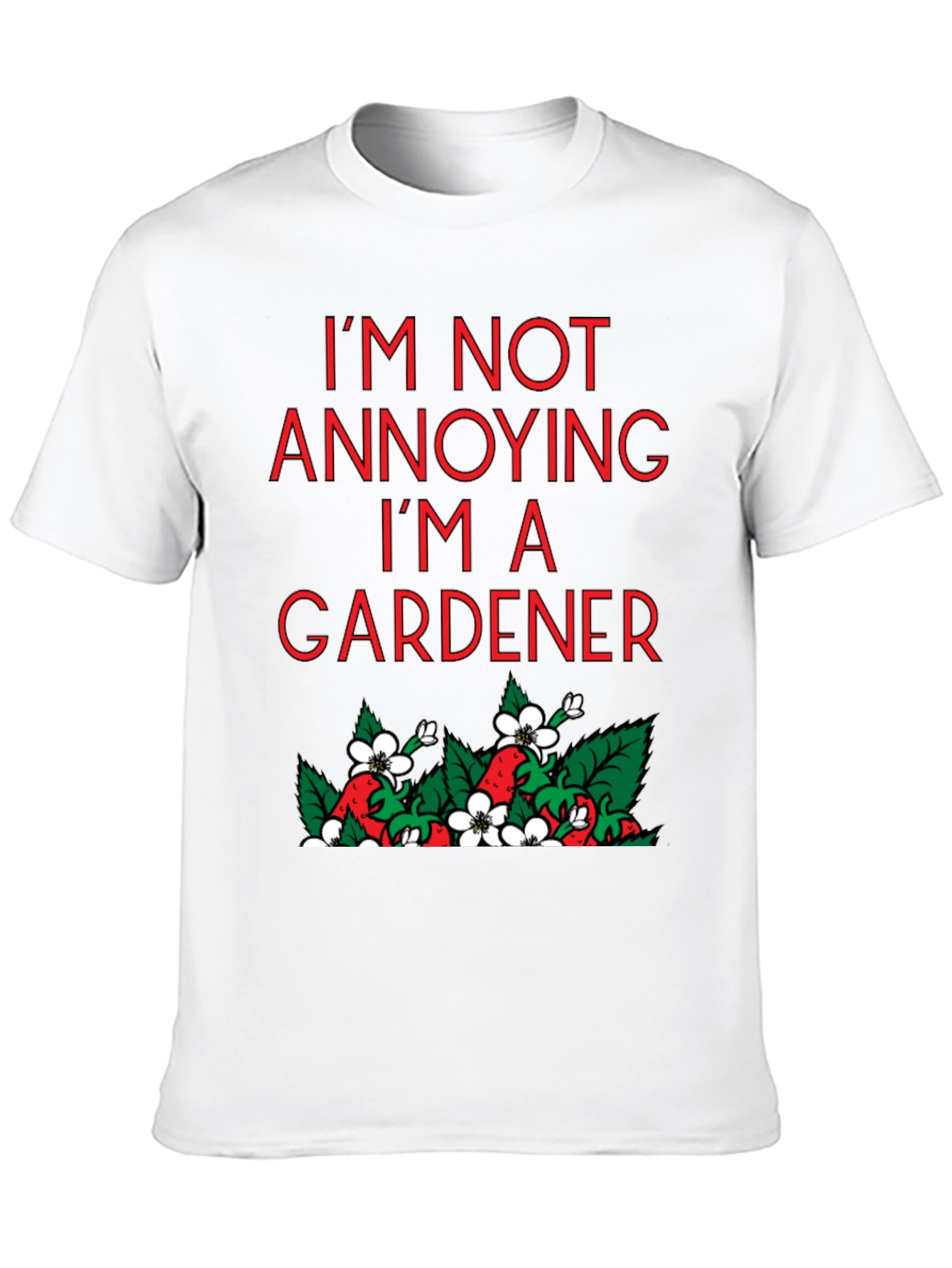 Black Funny Gardener T-Shirt - I'm Not Annoying view 10