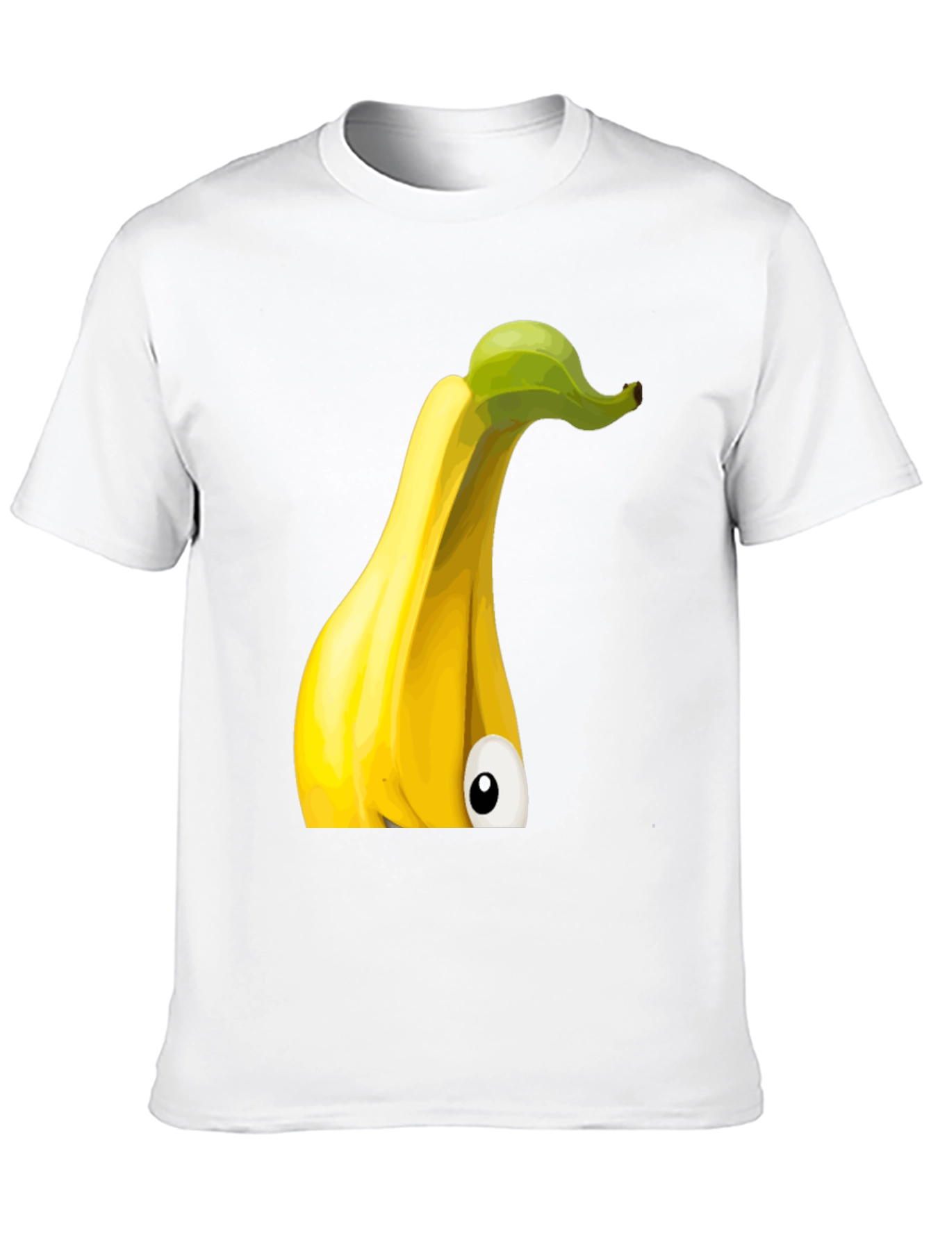 Black Funny Banana Cartoon Graphic T-Shirt view 10