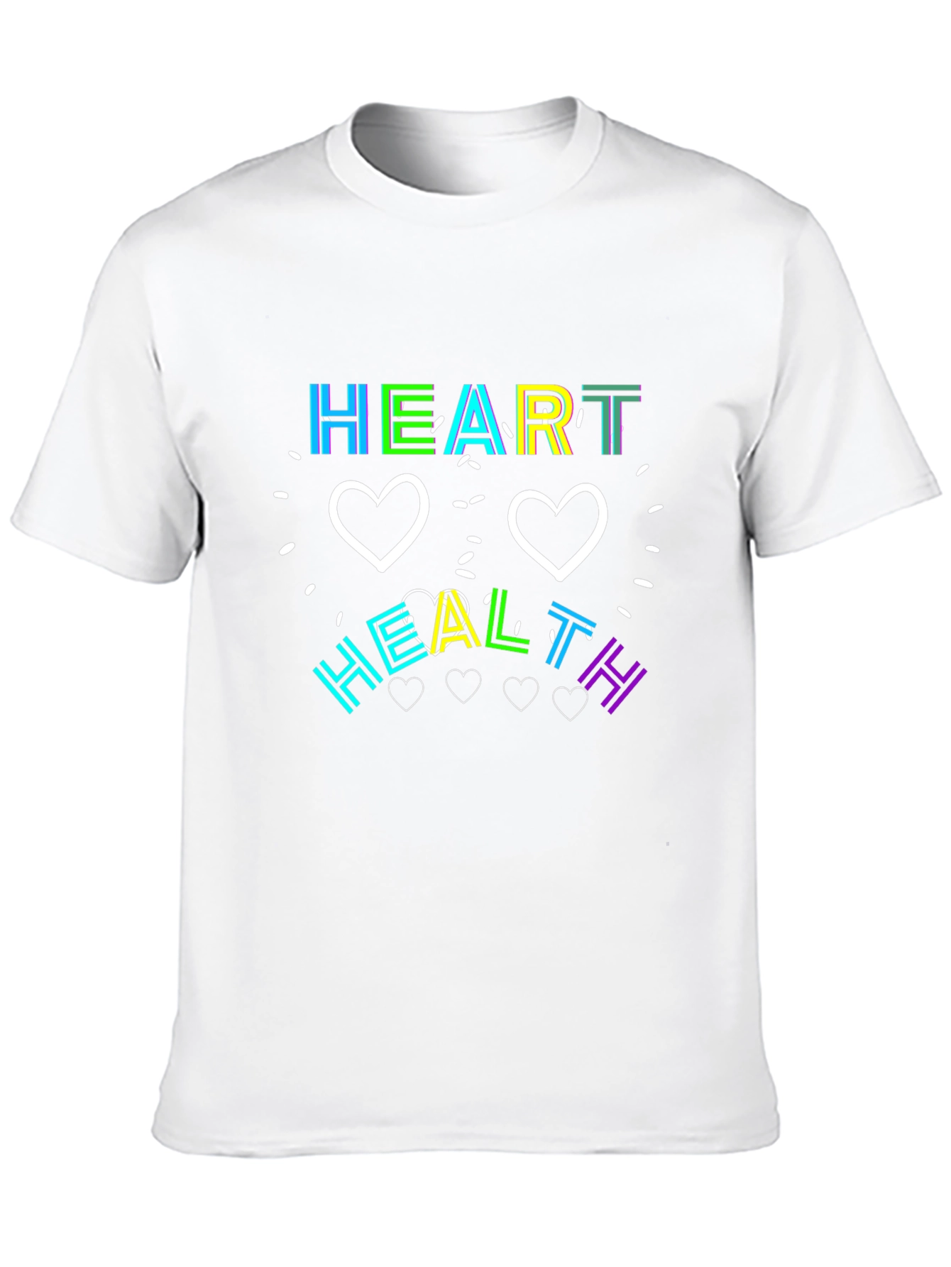 Black Heart Health Graphic Tee view 10