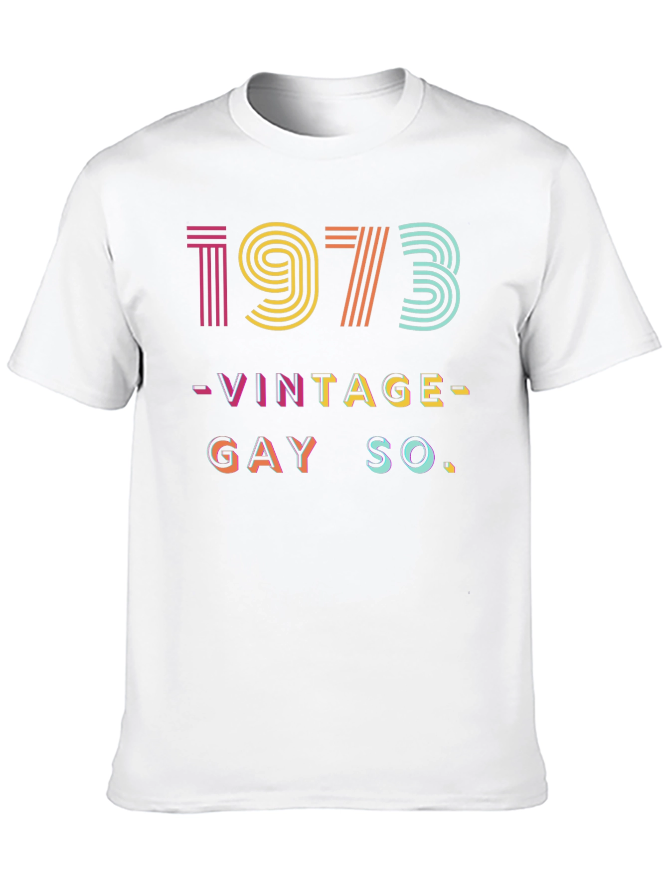 Black Vintage 1973 Gay So T-Shirt view 10