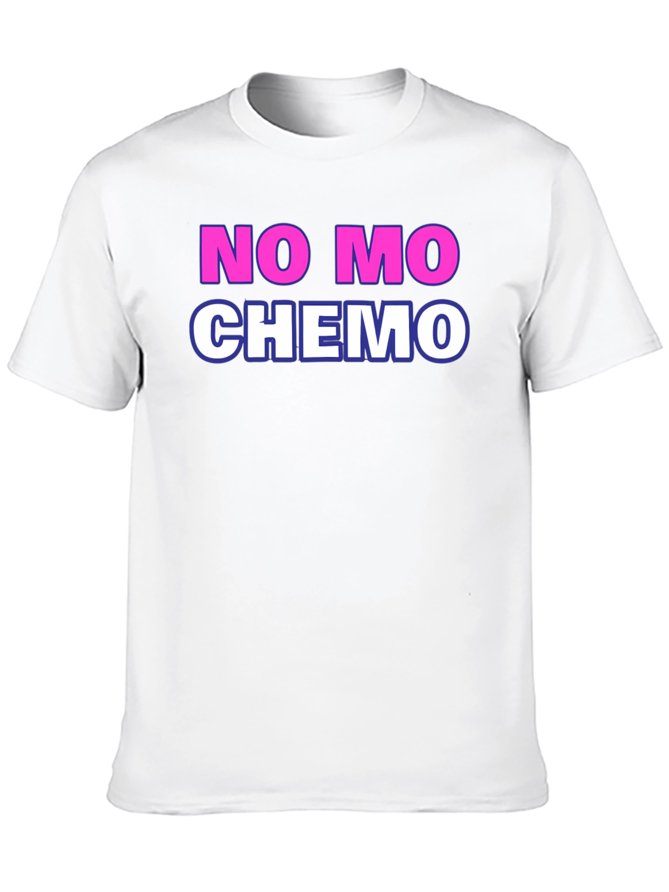 Black No Mo Chemo T-Shirt - Cancer Survivor Tee view 10