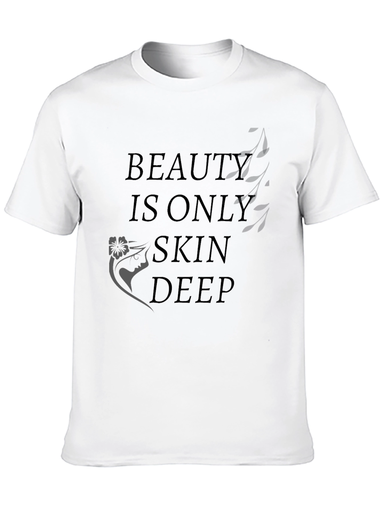 Black Beauty is Only Skin Deep Graphic T-Shirt - Black view 10