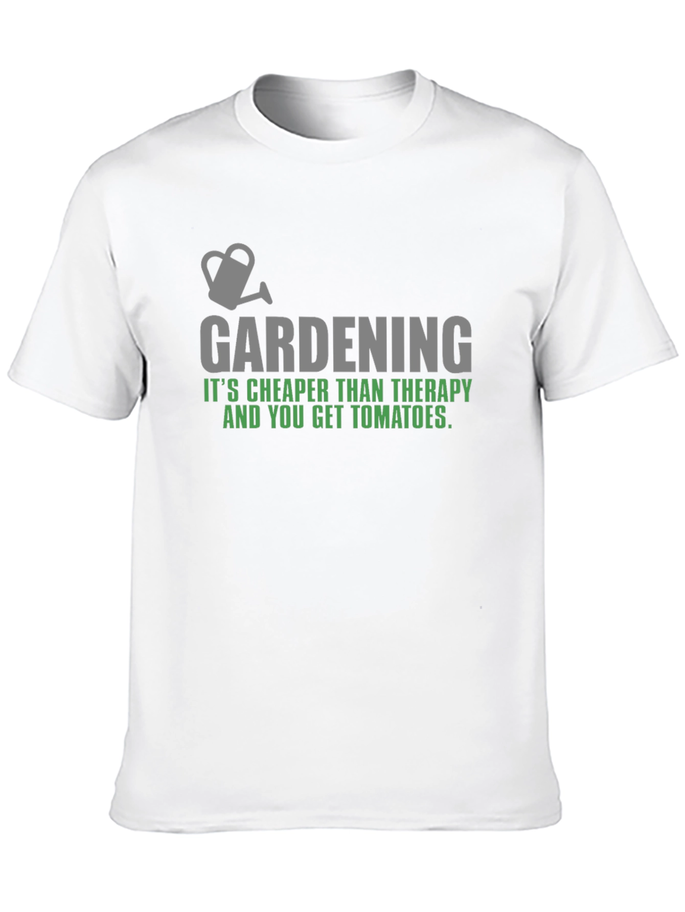 Black Gardening Therapy Tomato T-Shirt view 10