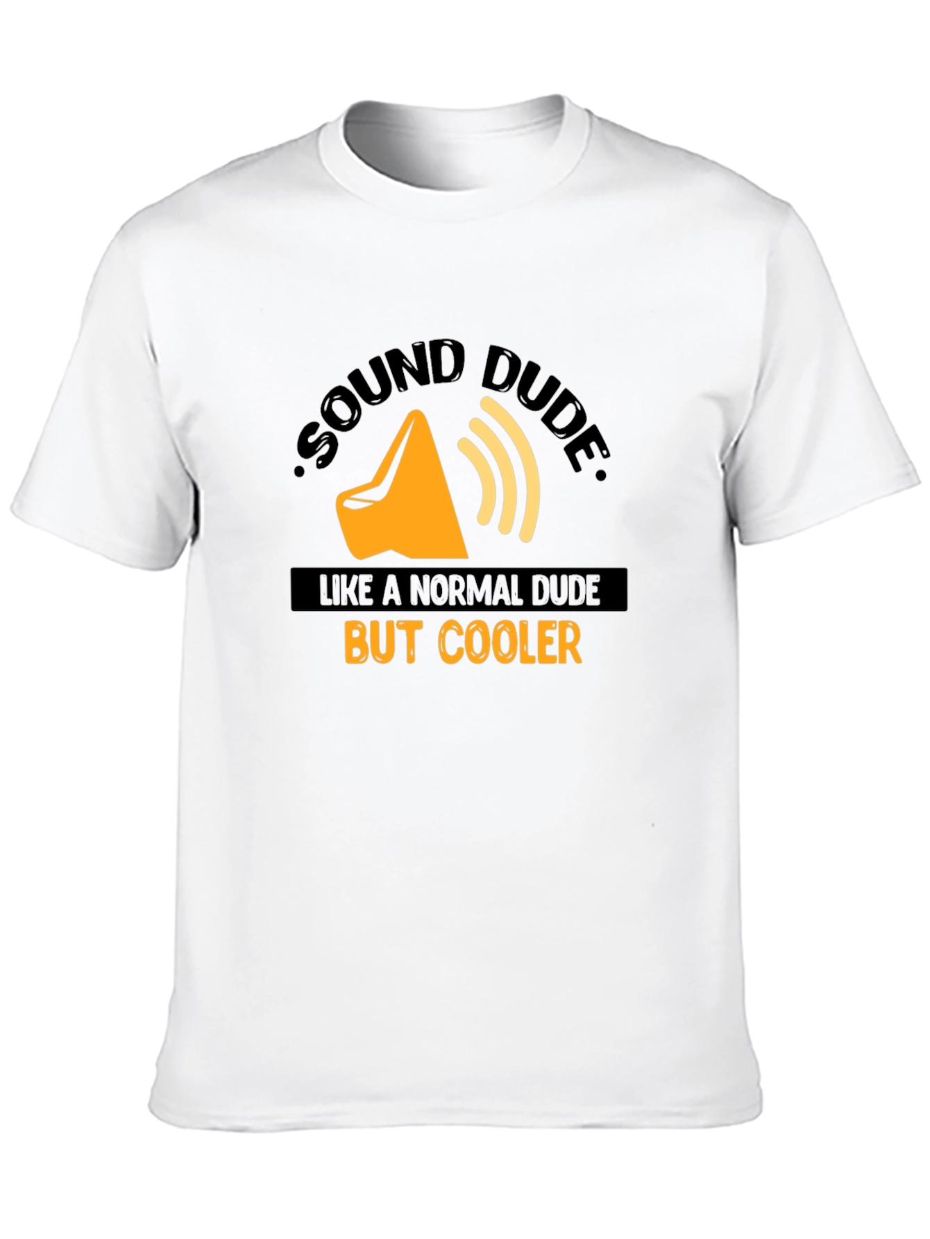 Black Sound Dude Graphic T-Shirt - Cool & Comfy! view 10