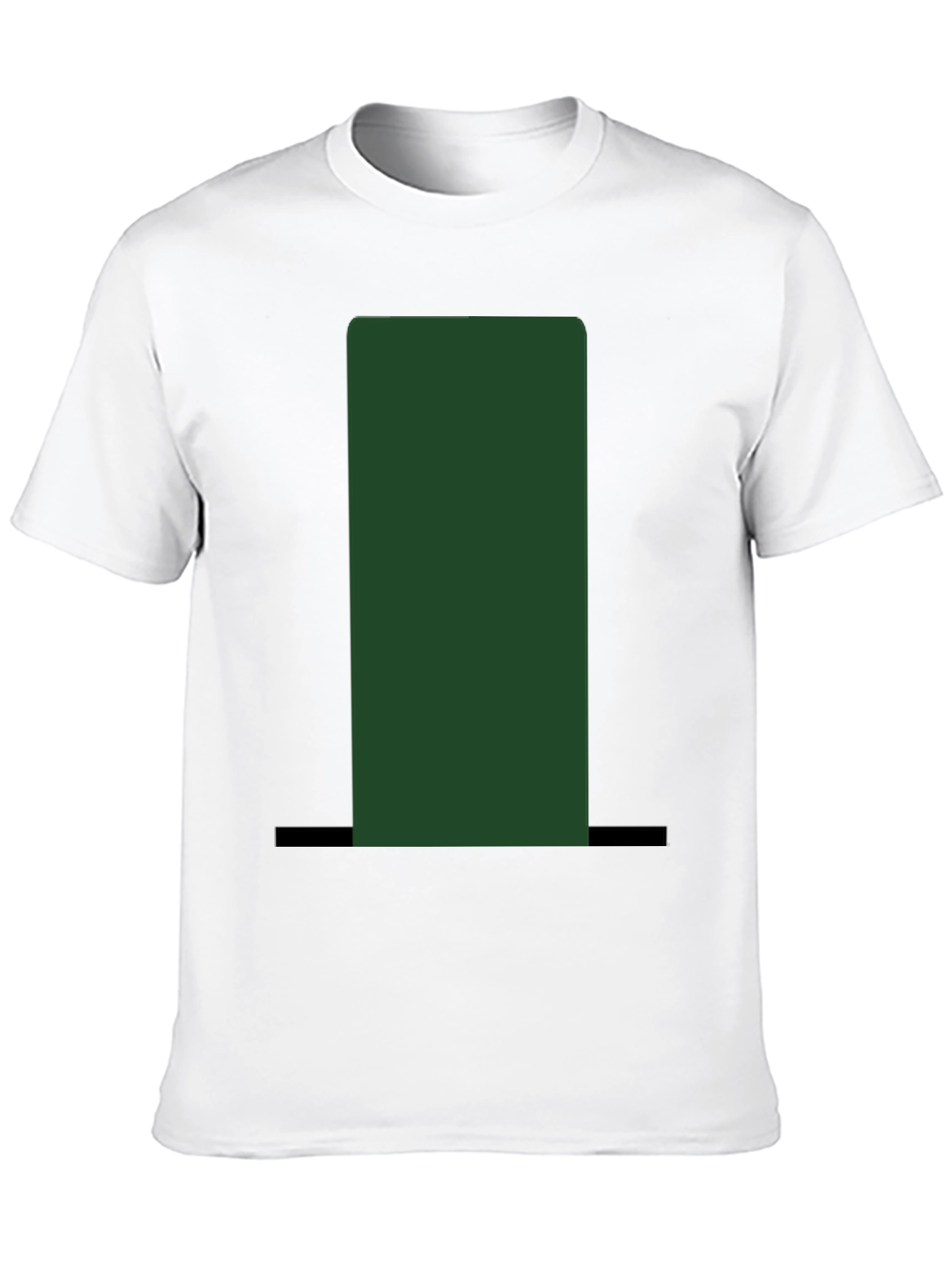 Black Green Top Hat Graphic Tee - Unisex view 10