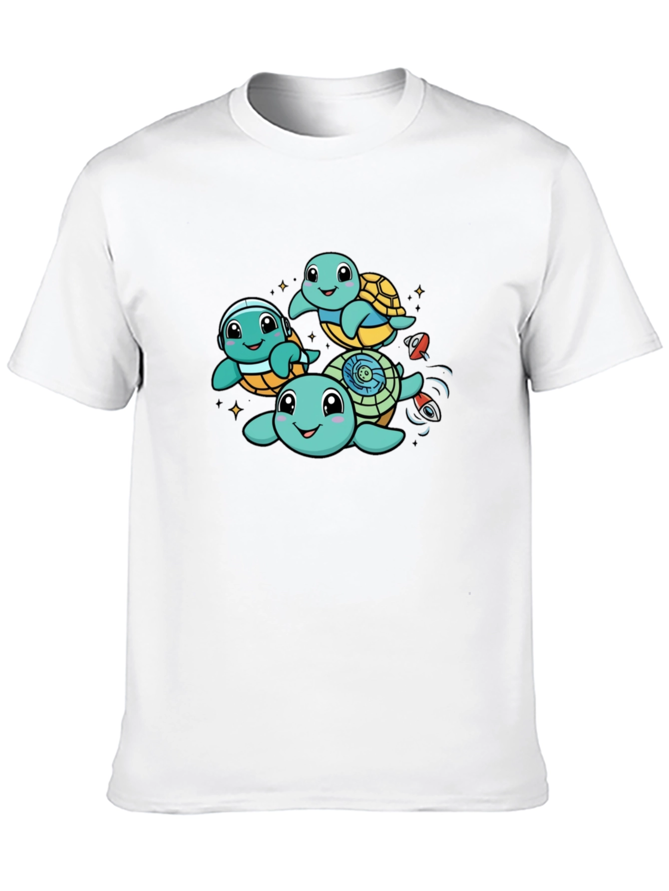 Black Turtle Space Adventure T-Shirt view 10