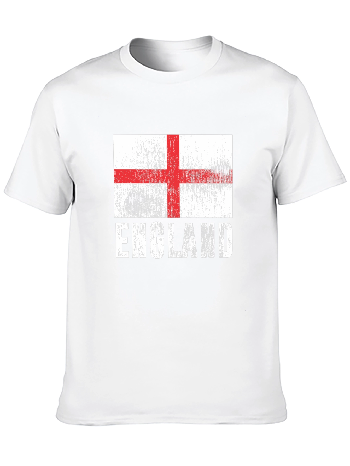 Black England Flag Graphic Tee - Stylish Mens T-Shirt view 10