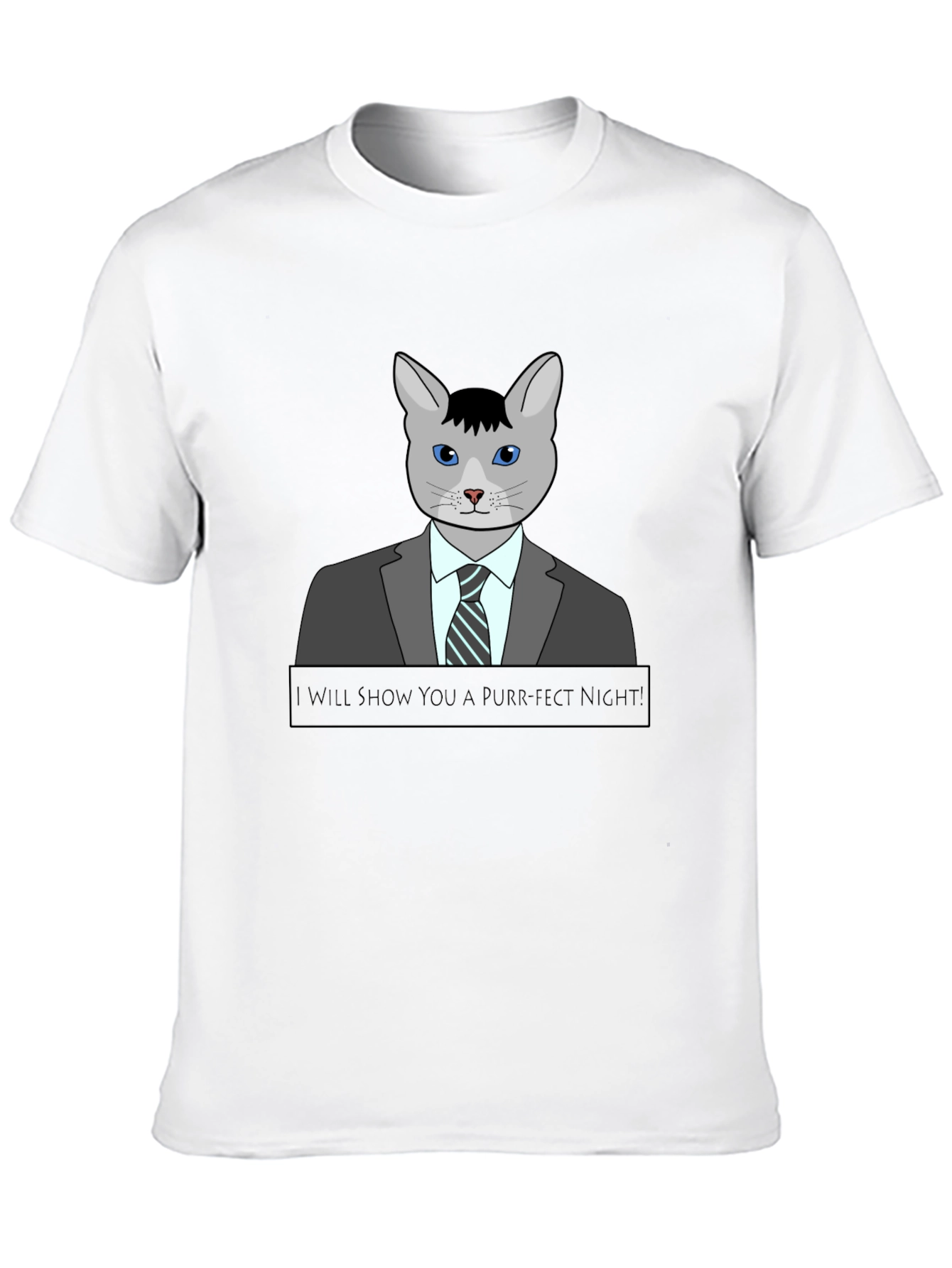 Black Purr-Fect Night T-Shirt view 10