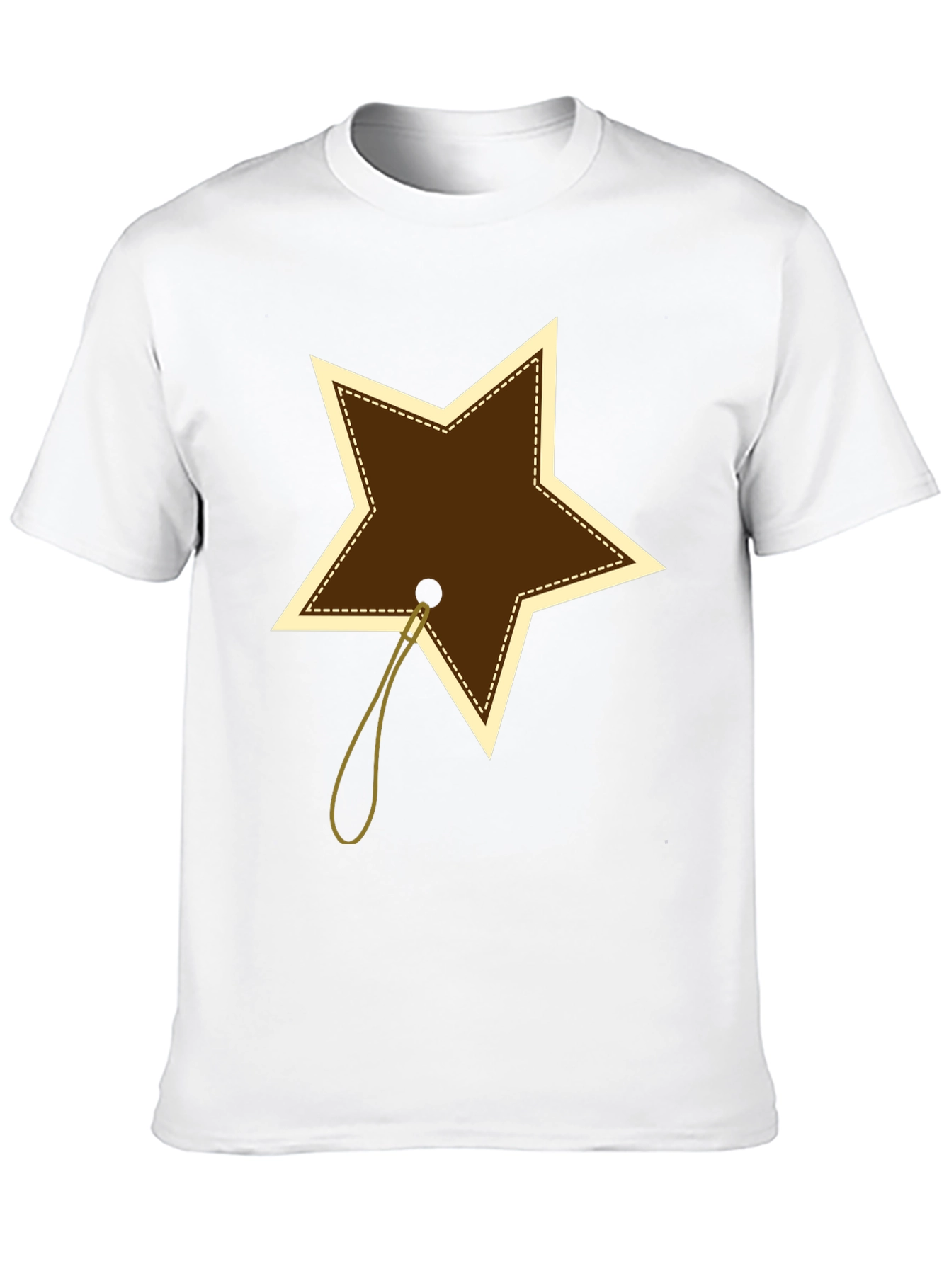 Black Star Tag Graphic Tee - Casual Style view 10