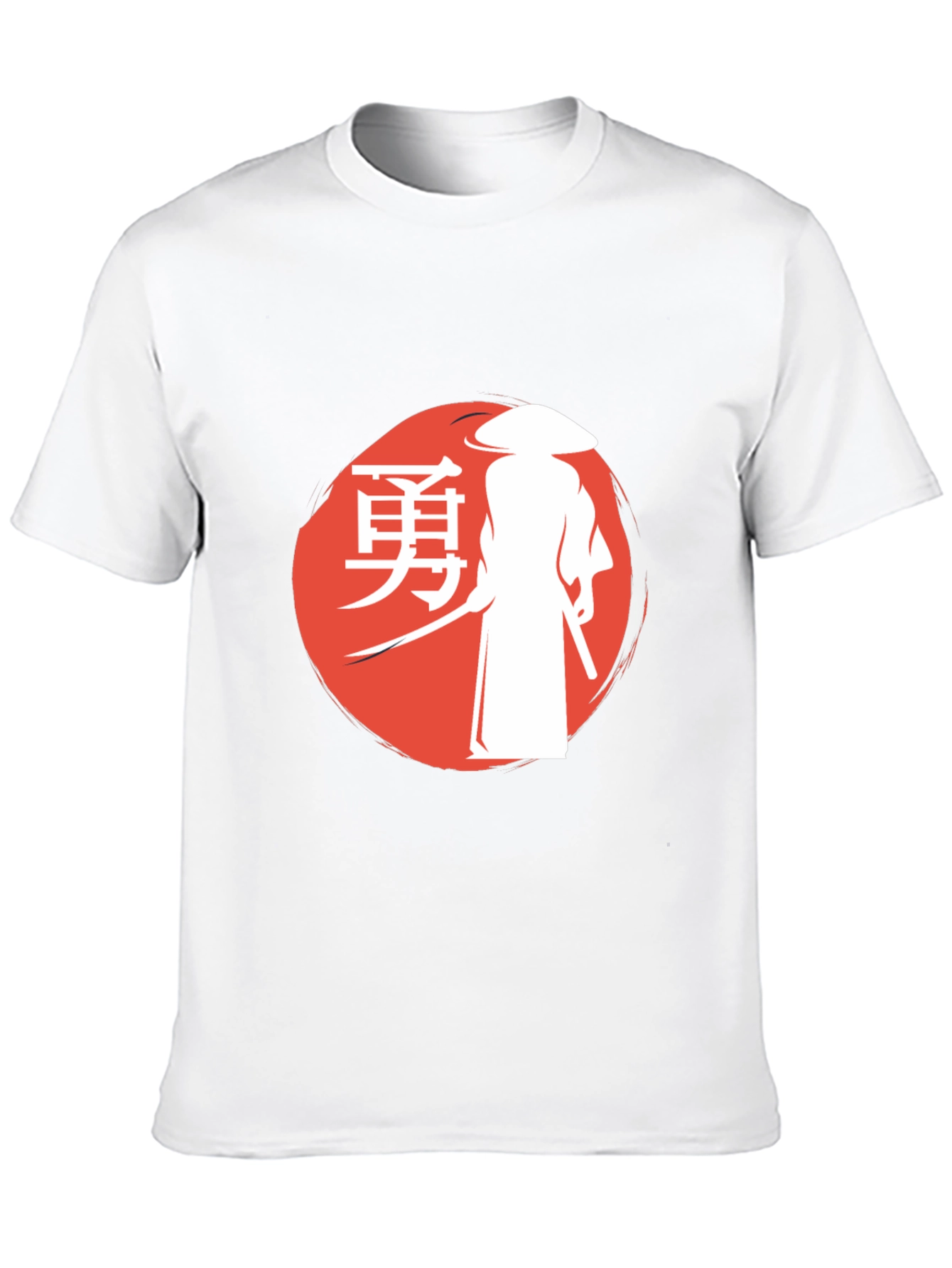 Black Samurai Graphic T-Shirt - Warrior Spirit Design view 10