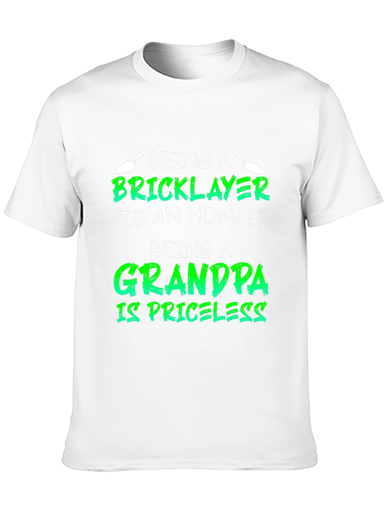 Black Bricklayer Grandpa Honor Priceless Black T-Shirt view 10