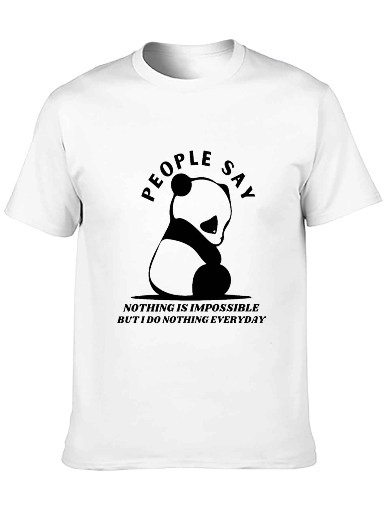 Black People Say Panda T-Shirt view 10