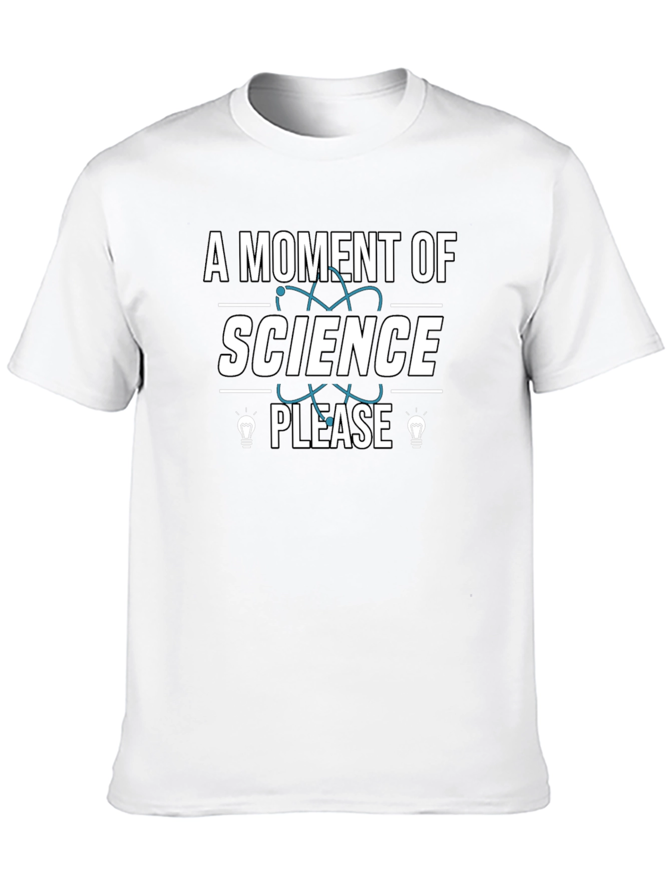 Black A Moment of Science Please T-Shirt - Black view 10