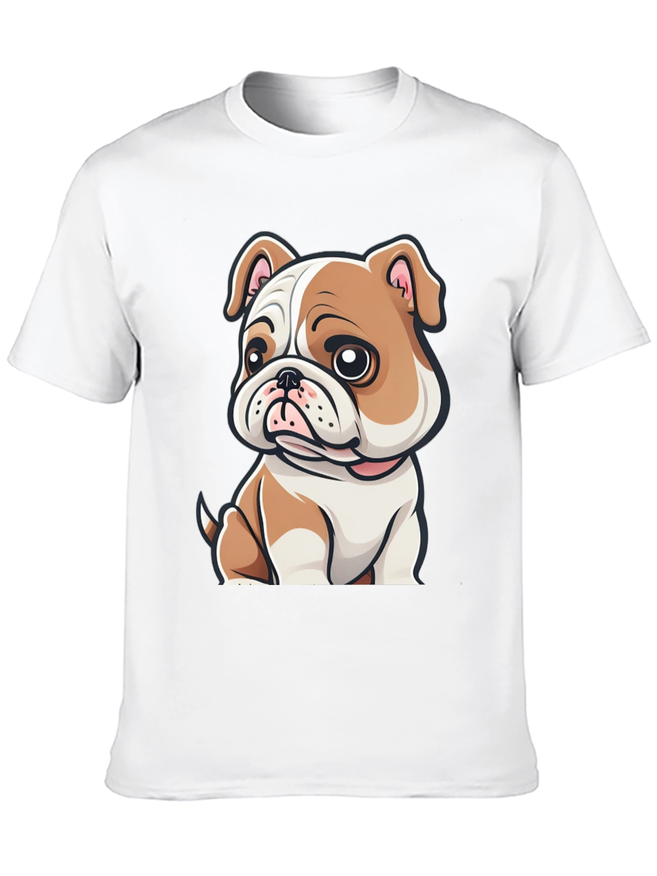 Black Bulldog Puppy Graphic Tee - Cute Dog Lover Shirt view 10