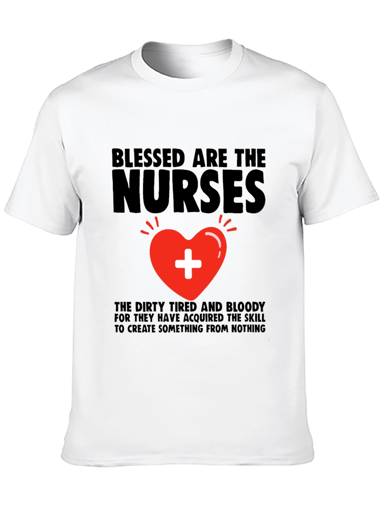 Black Blessed Nurses Graphic T-Shirt view 10