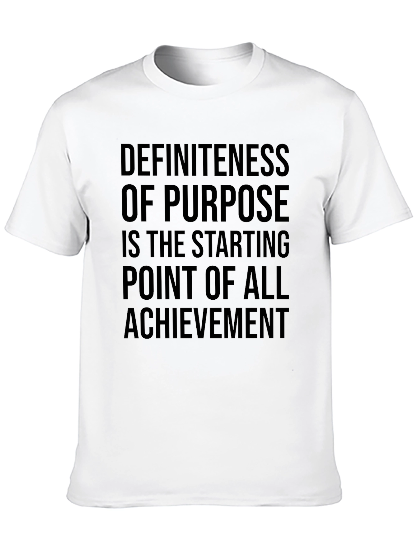 Black Purpose Driven Black Tee | Motivational Quote view 10