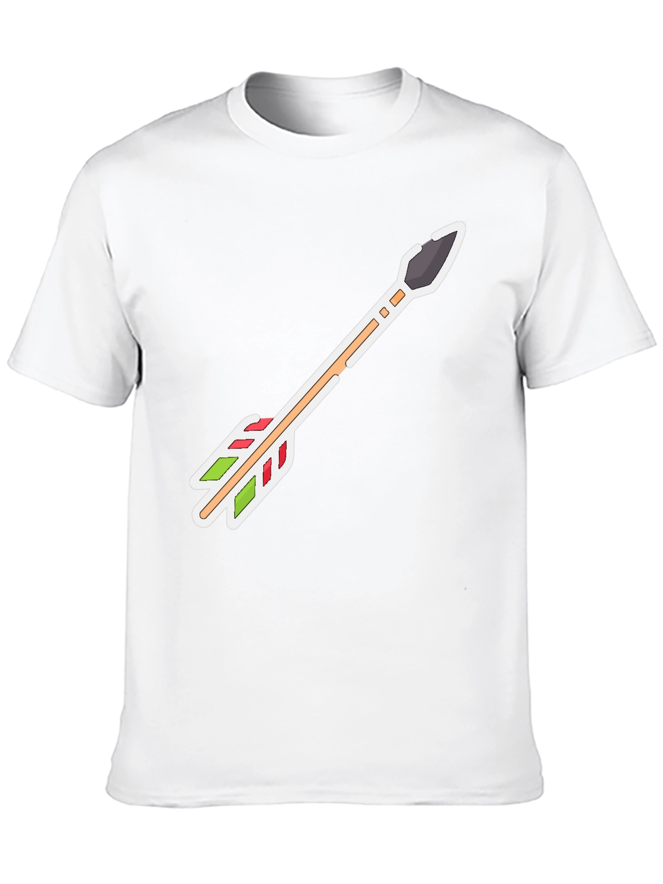 Black Arrow Graphic Tee - Casual Style, Unique Design view 10