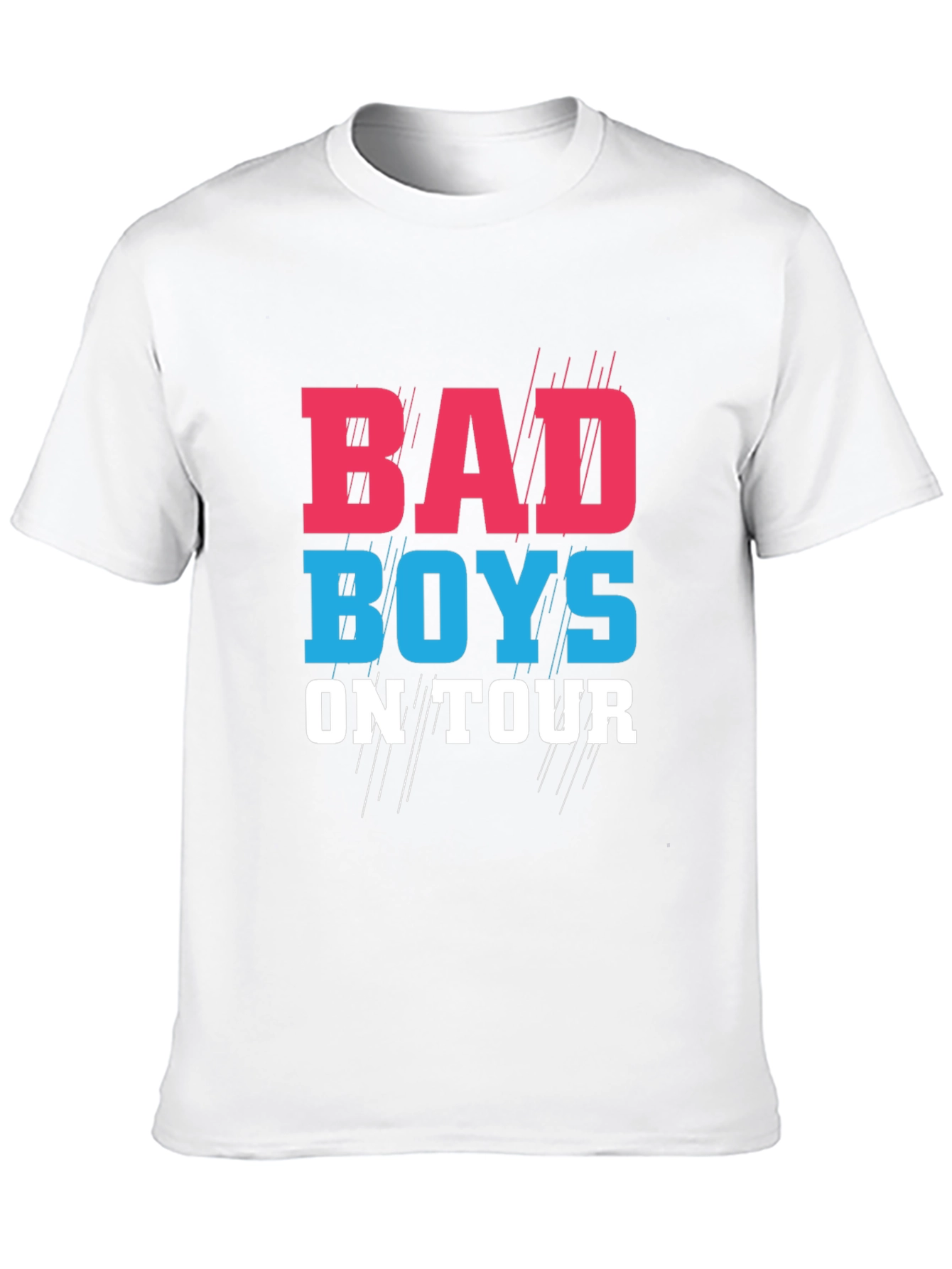 Black Bad Boys On Tour Graphic T-Shirt view 10