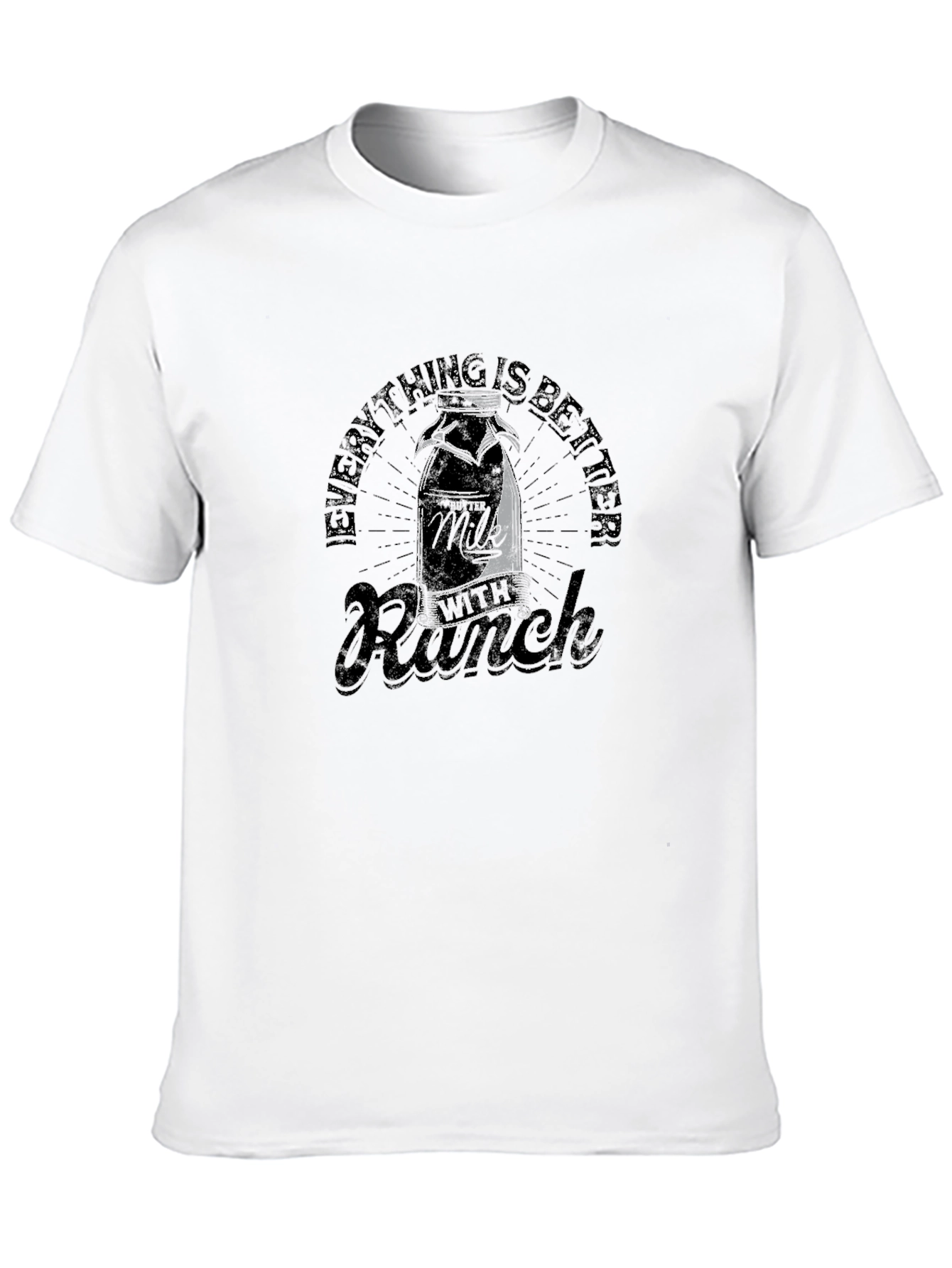 Black Milk with Ranch Graphic T-Shirt view 10
