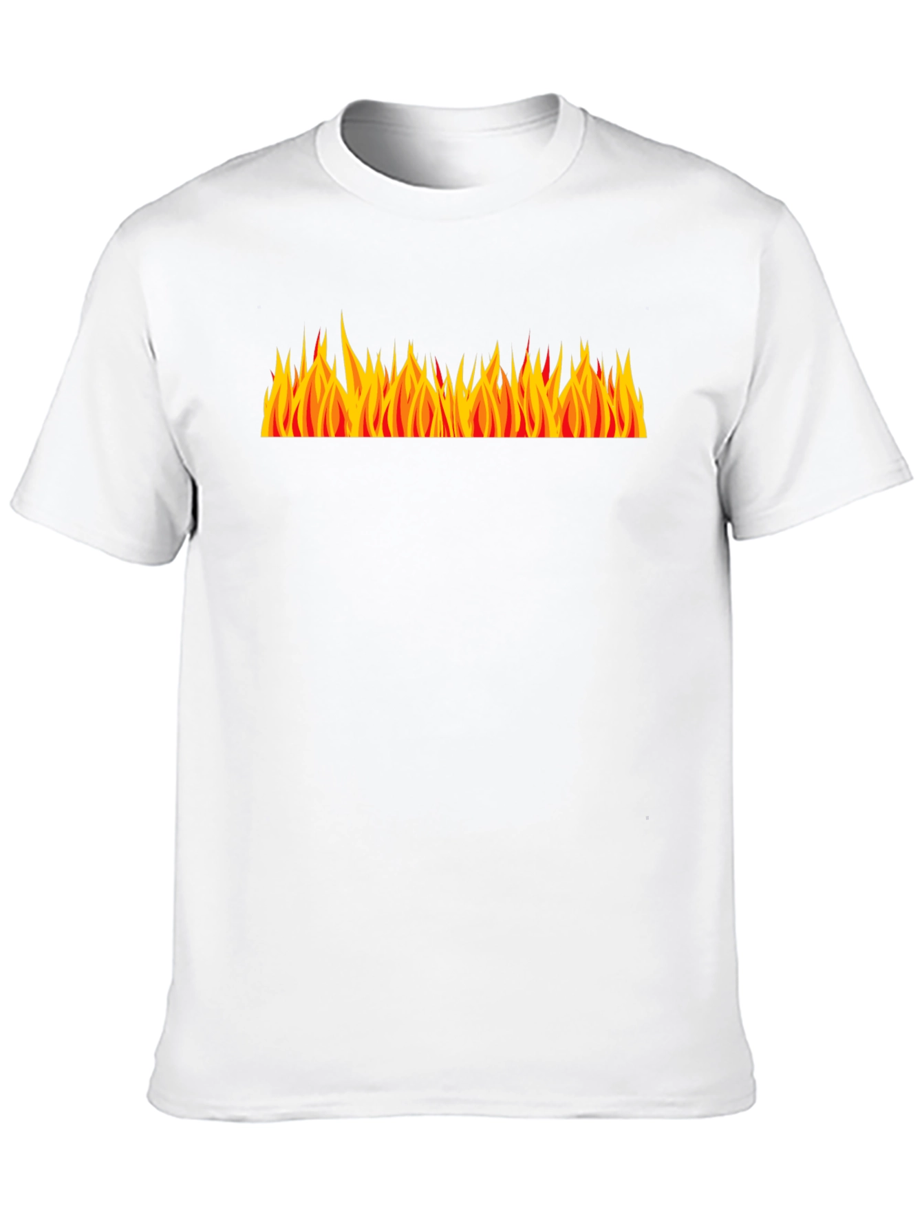 Black Flame Graphic Tee - Burning Style! view 10