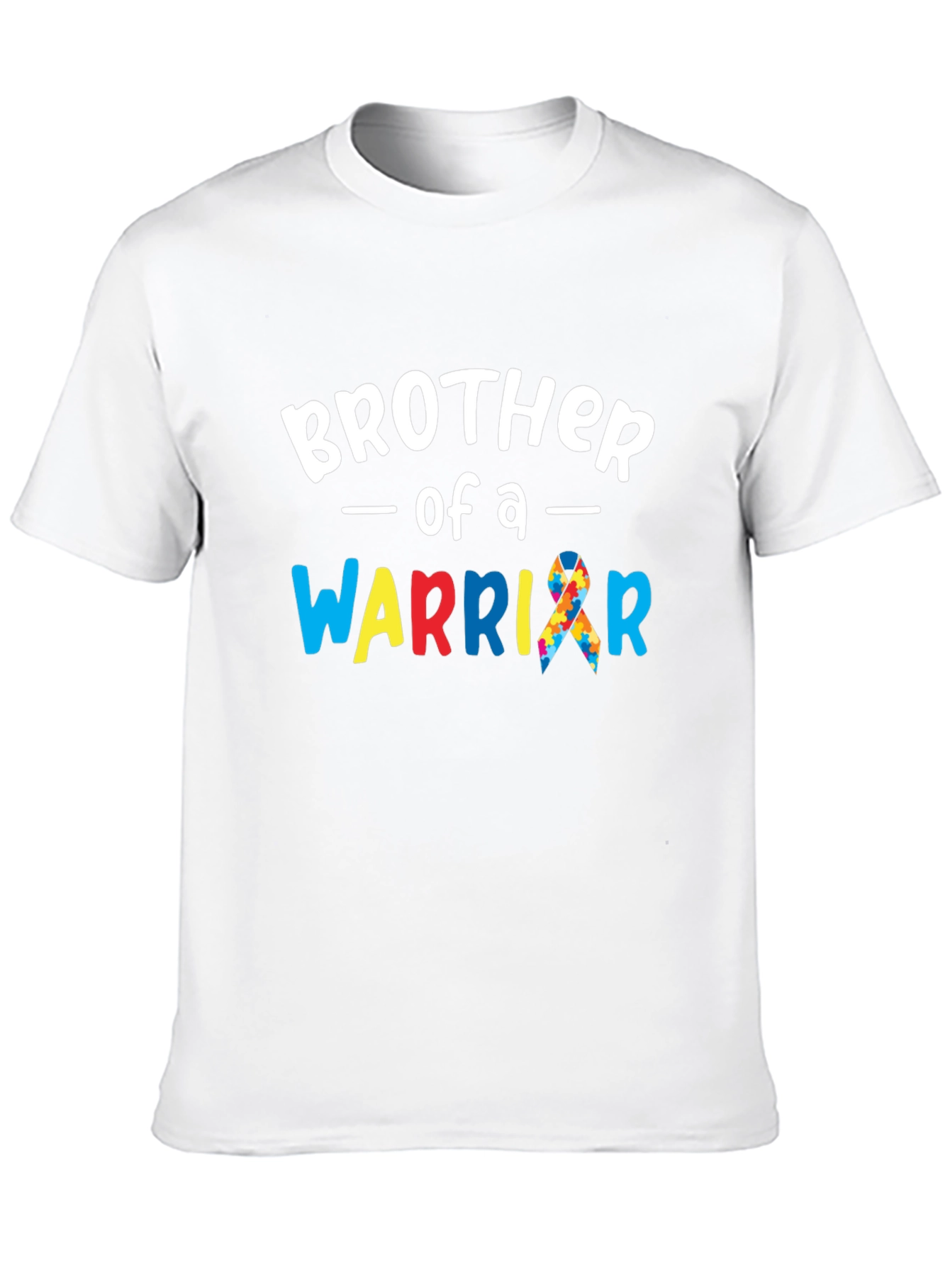 Brother of a Warrior T-Shirt Autism Awareness  - 10