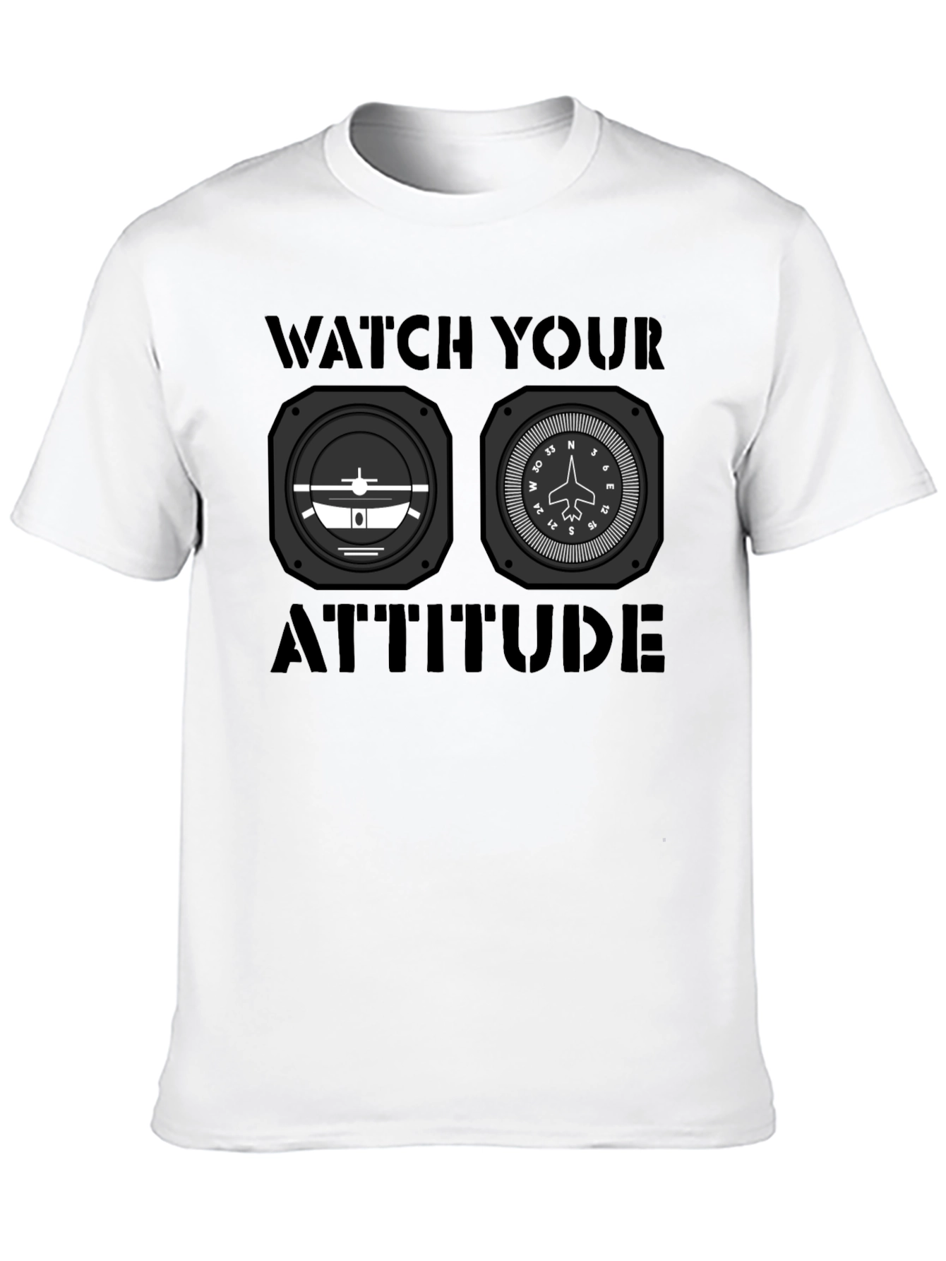Watch Your Attitude Aviation T-Shirt - 10