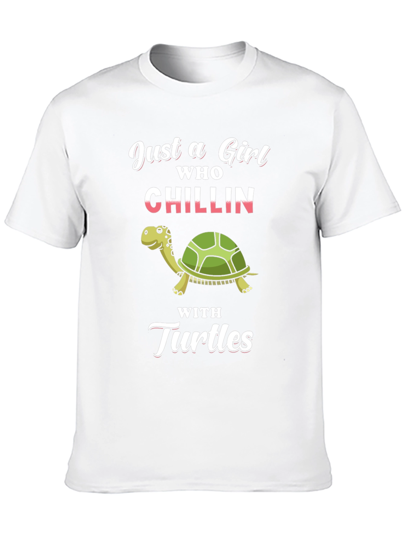 Black Girl Who Chillin' with Turtles Graphic Tee view 10