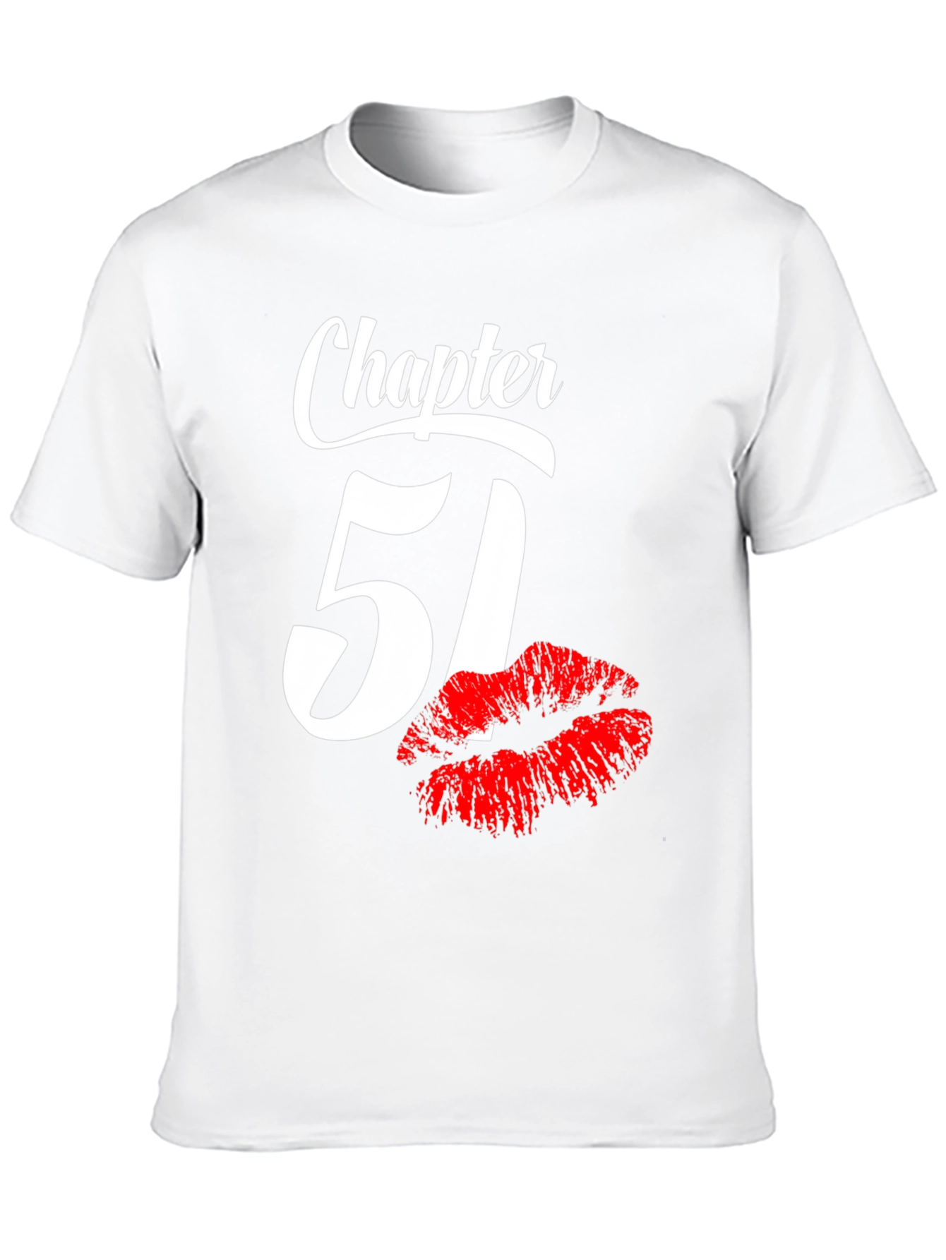 Black Chapter 51 Birthday T-Shirt with Lip Print view 10