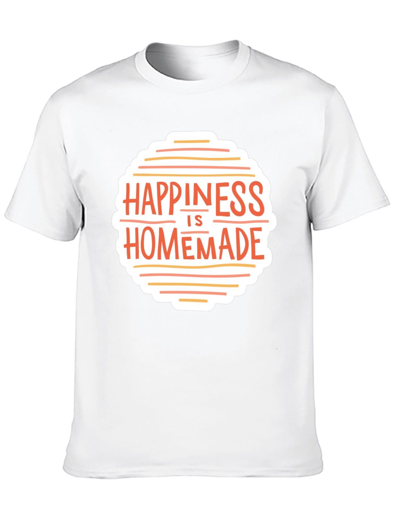 Black Happiness is Homemade Graphic Tee view 10