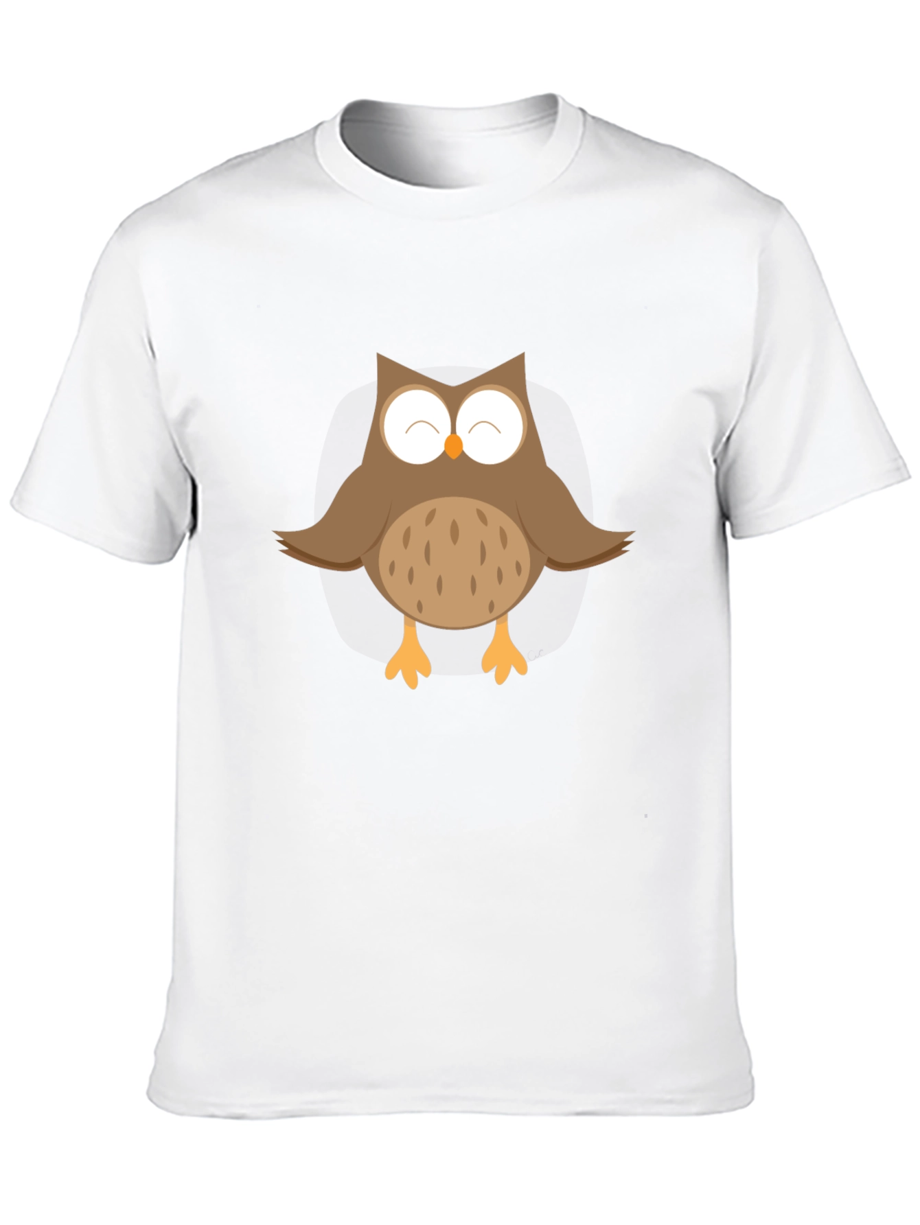 Black Cute Owl Graphic Black T-Shirt view 10