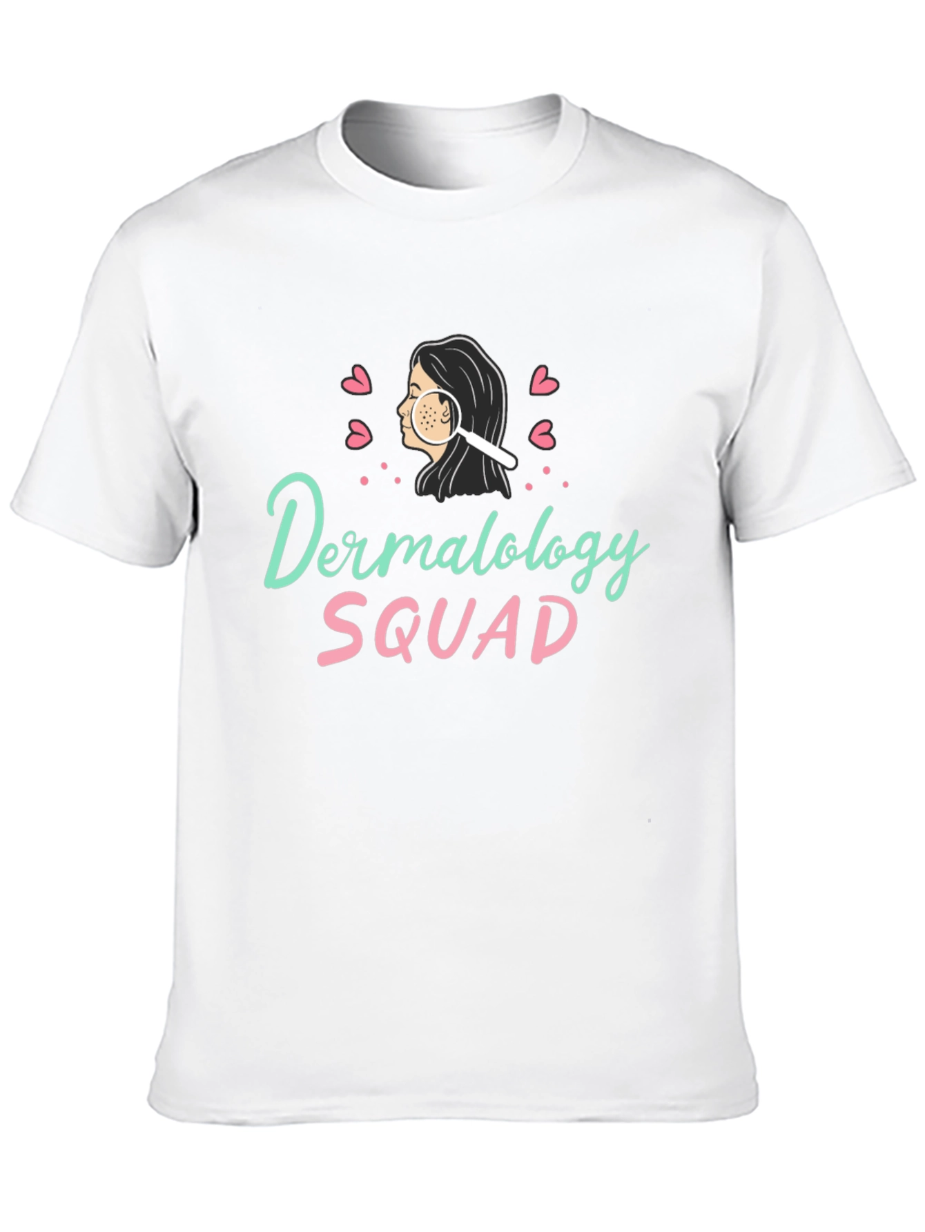 Black Dermatology Squad Graphic T-Shirt - Black Cotton Tee view 10